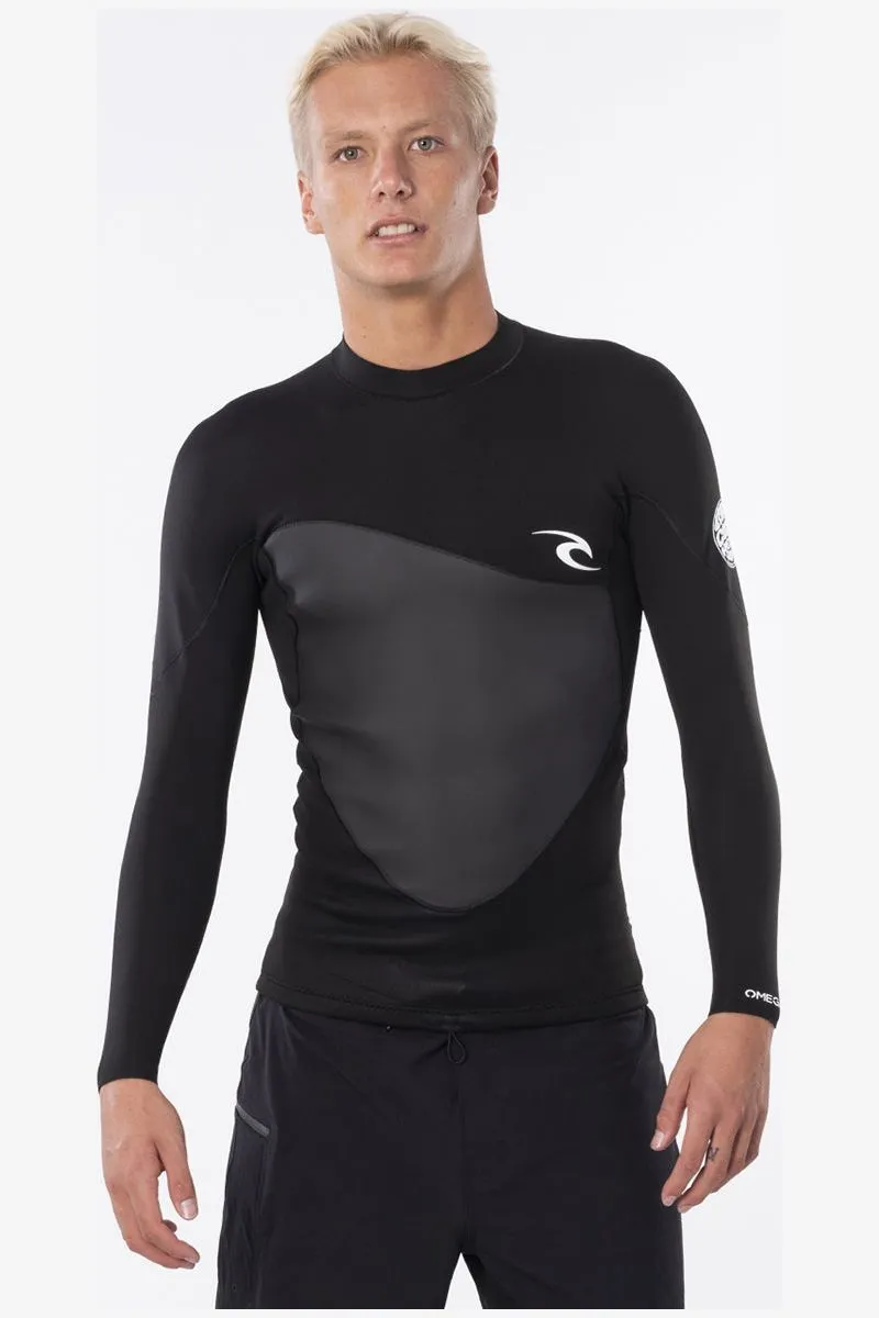 RIP CURL OMEGA L/SL JACKET - BLACK