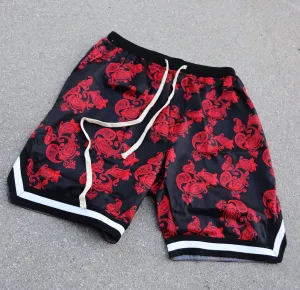RISKY REWARDS BRED CUSTOM BANDANA PAISLEY SHORTS