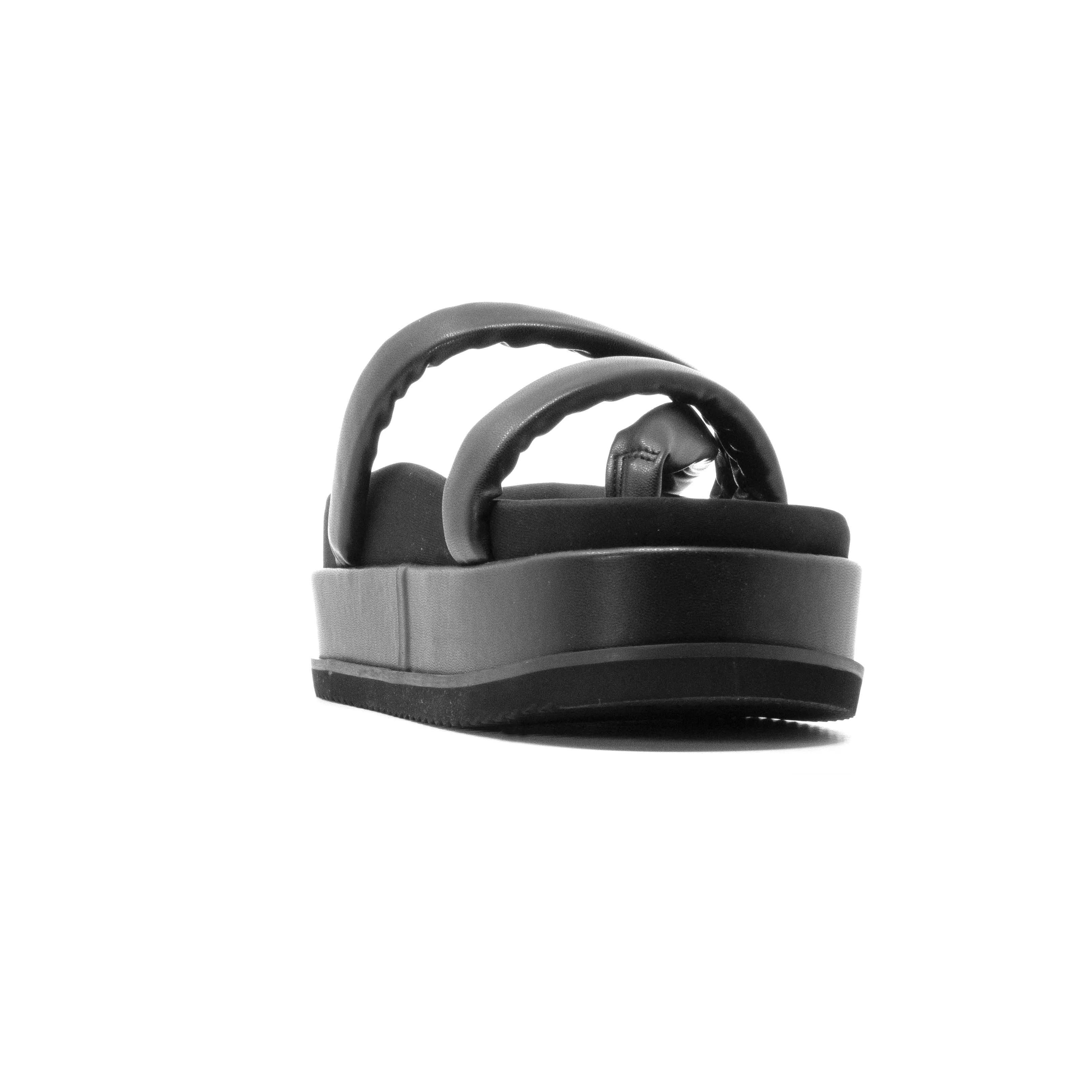 ROAM ASYMMETRICAL STACK PLATFORM BLACK VEGAN LEATHER
