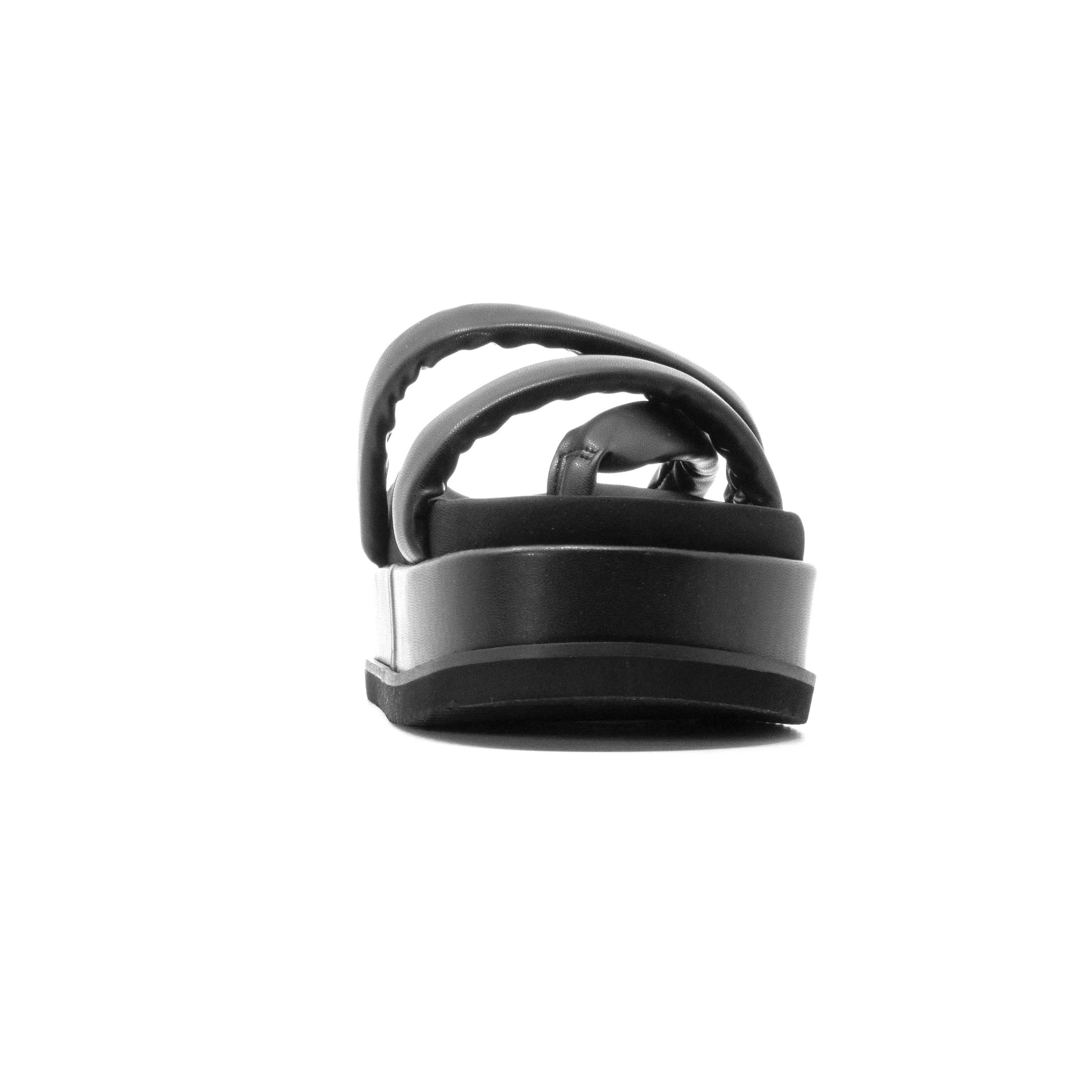 ROAM ASYMMETRICAL STACK PLATFORM BLACK VEGAN LEATHER