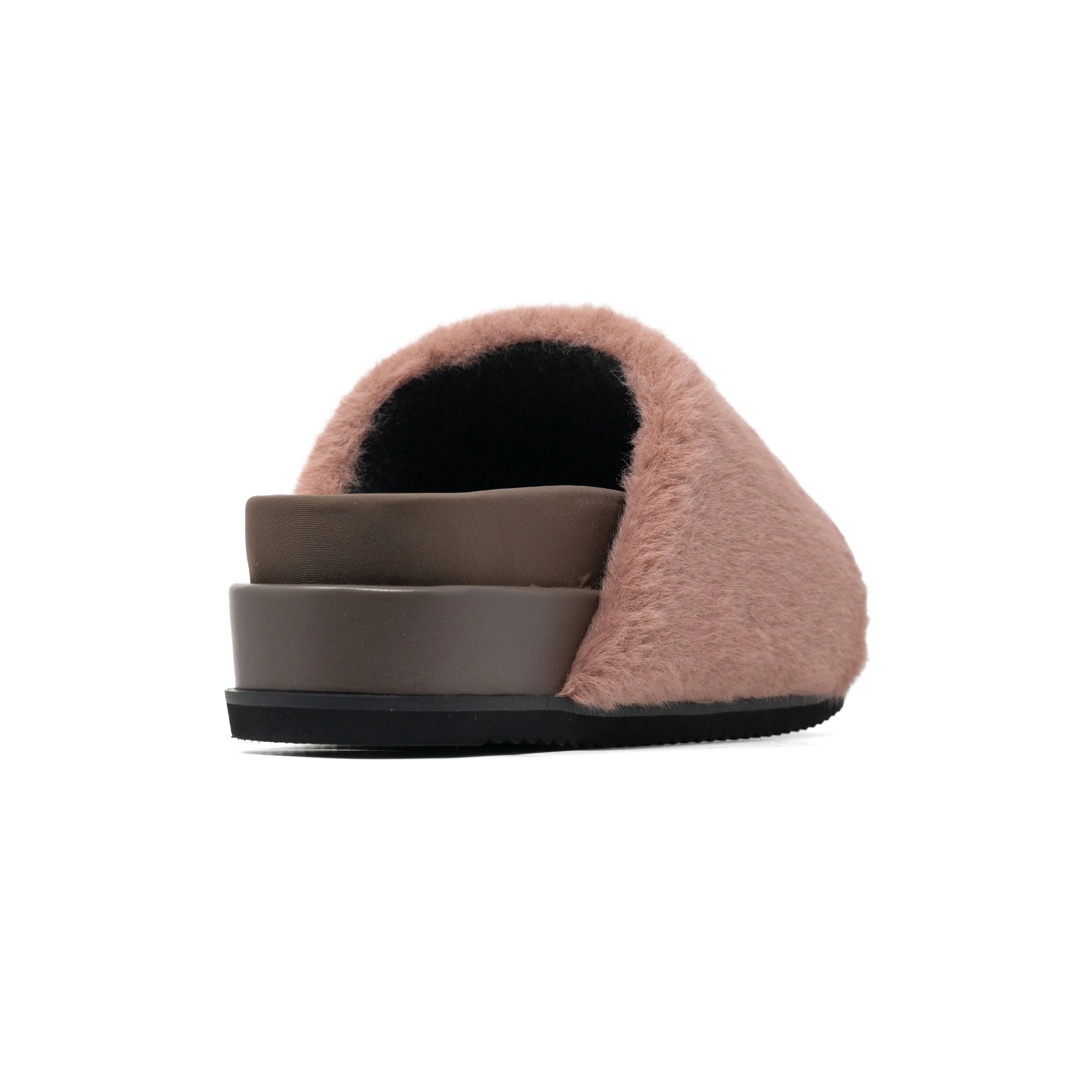 ROAM LONG LUXE STACK PLATFORM MAUVE FAUX FUR