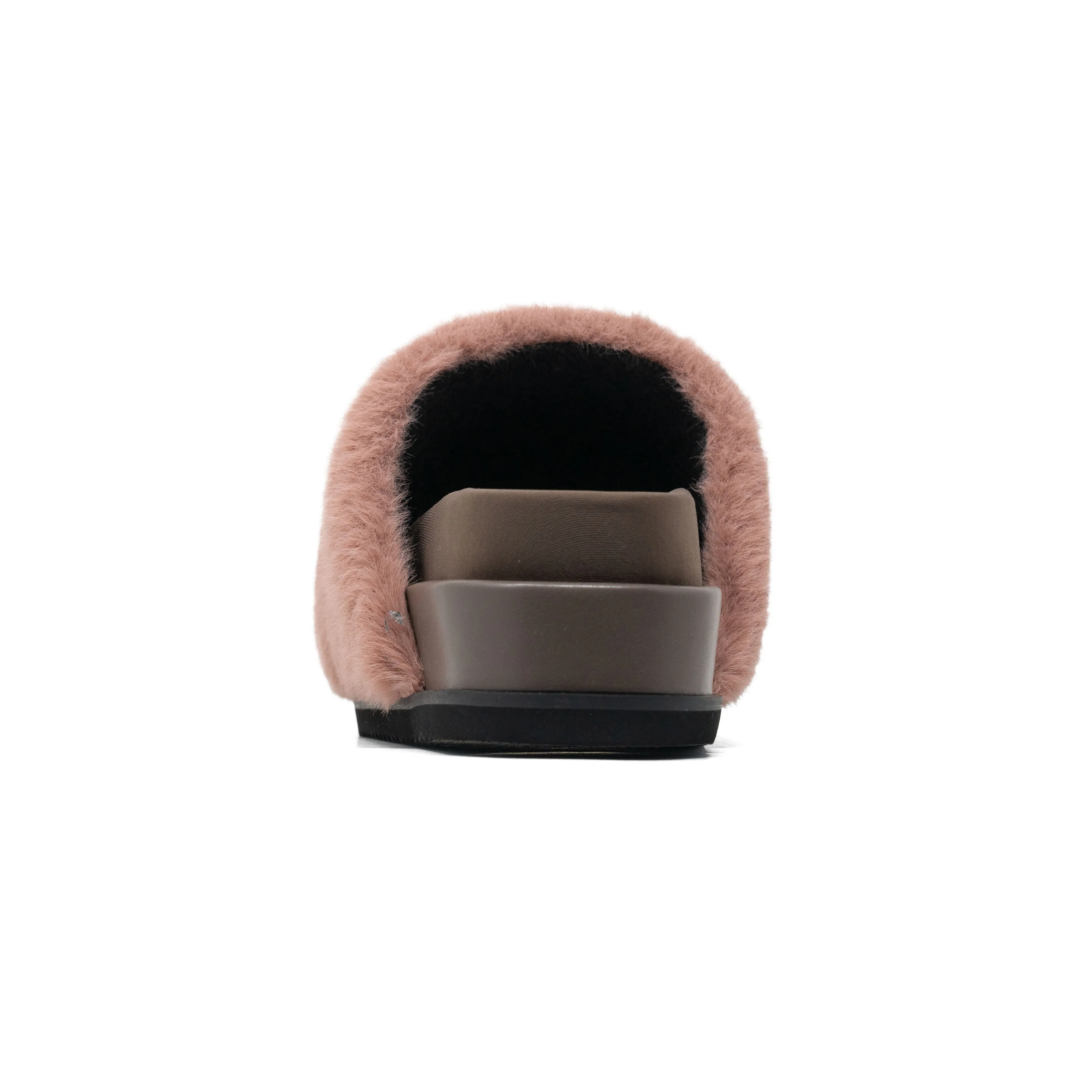 ROAM LONG LUXE STACK PLATFORM MAUVE FAUX FUR