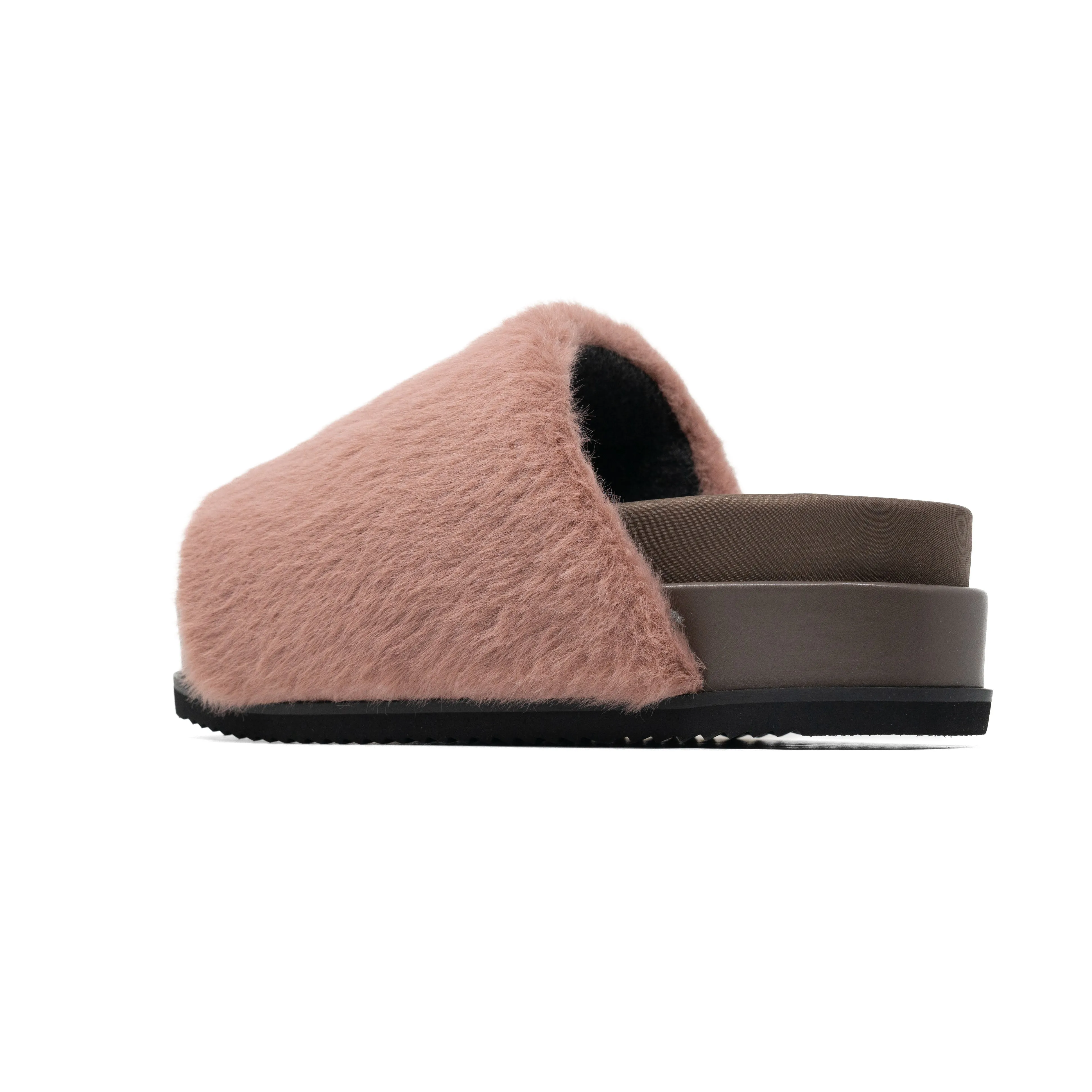 ROAM LONG LUXE STACK PLATFORM MAUVE FAUX FUR