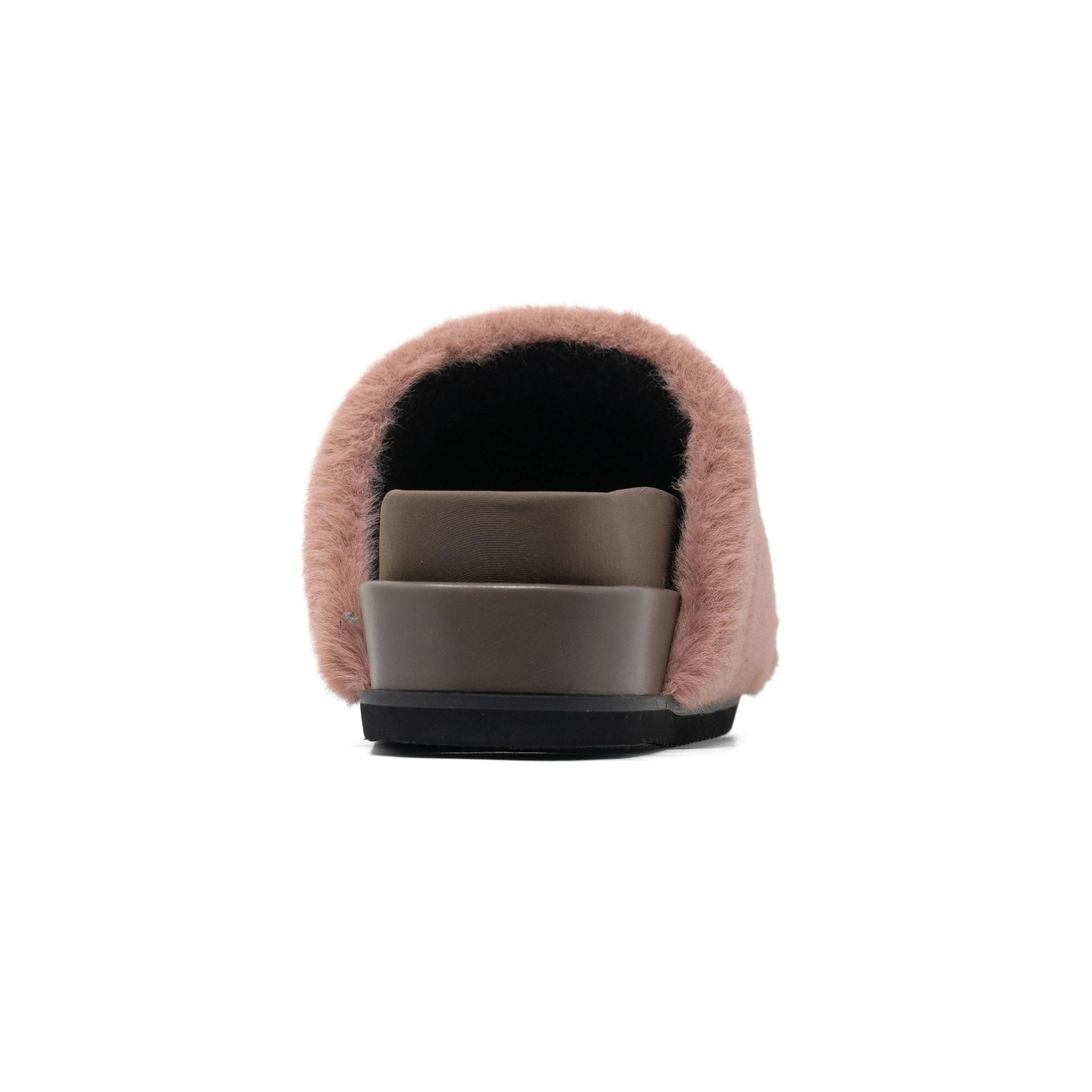 ROAM LONG LUXE STACK PLATFORM MAUVE FAUX FUR