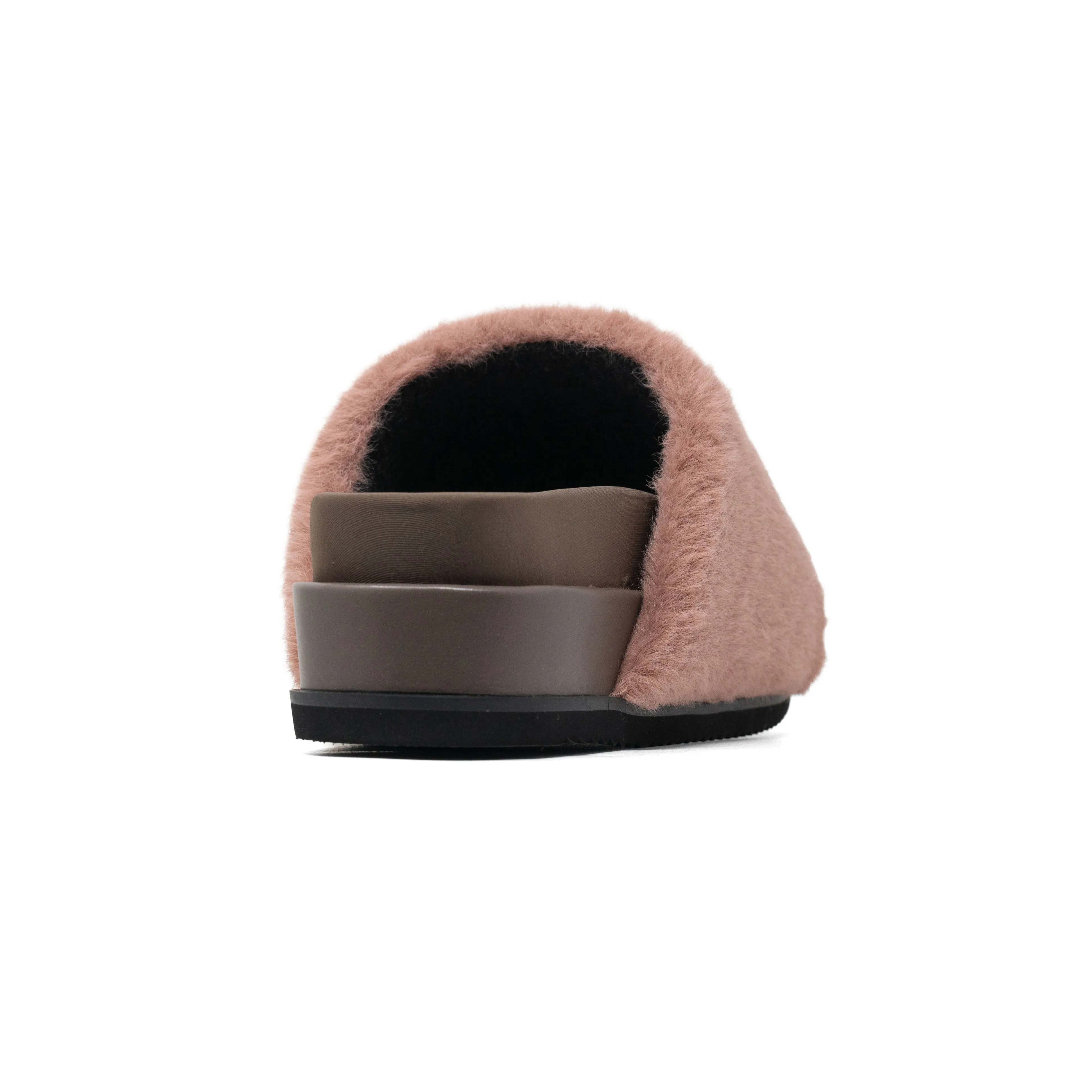 ROAM LONG LUXE STACK PLATFORM MAUVE FAUX FUR
