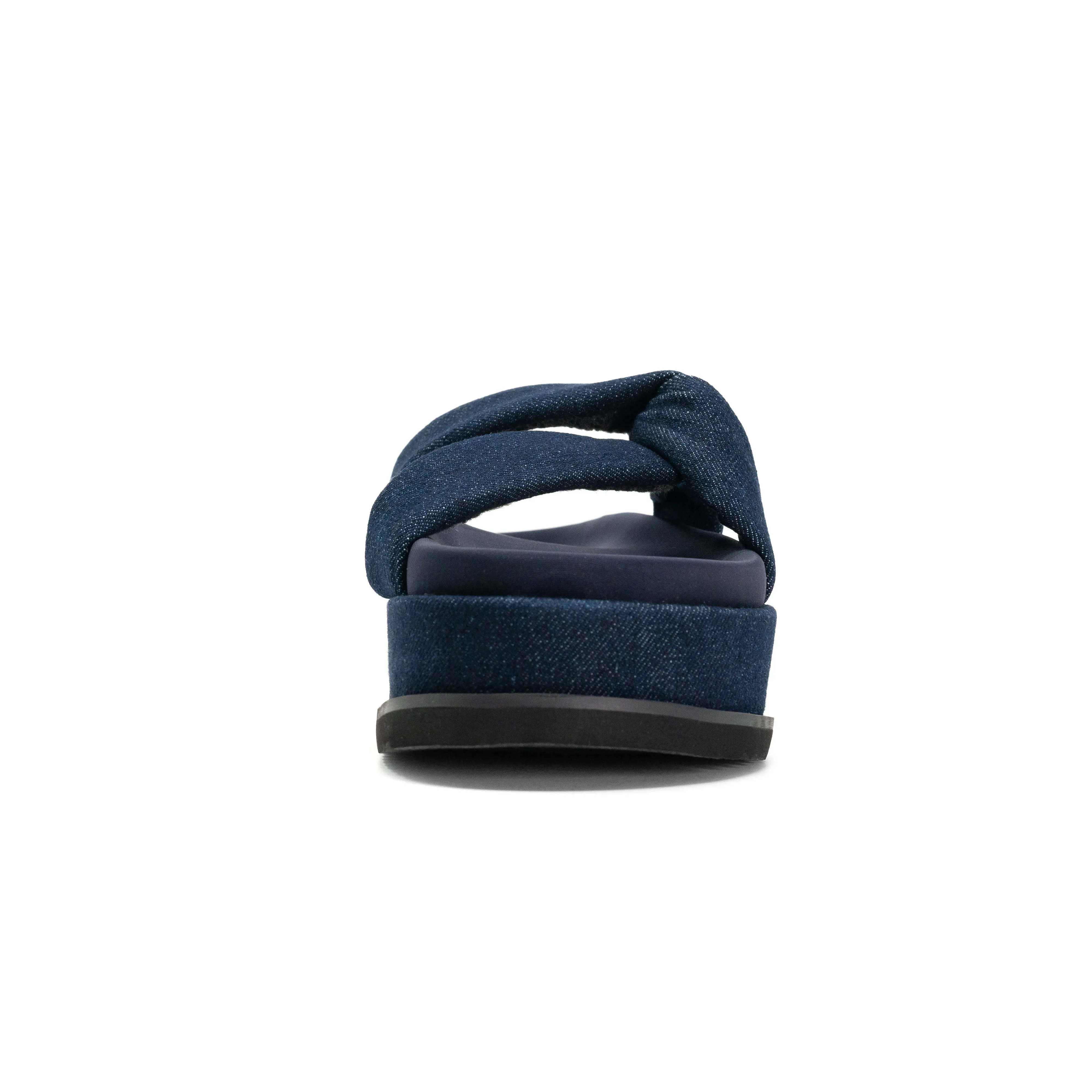 ROAM SIDE SLIP STACK PLATFORM DARK DENIM