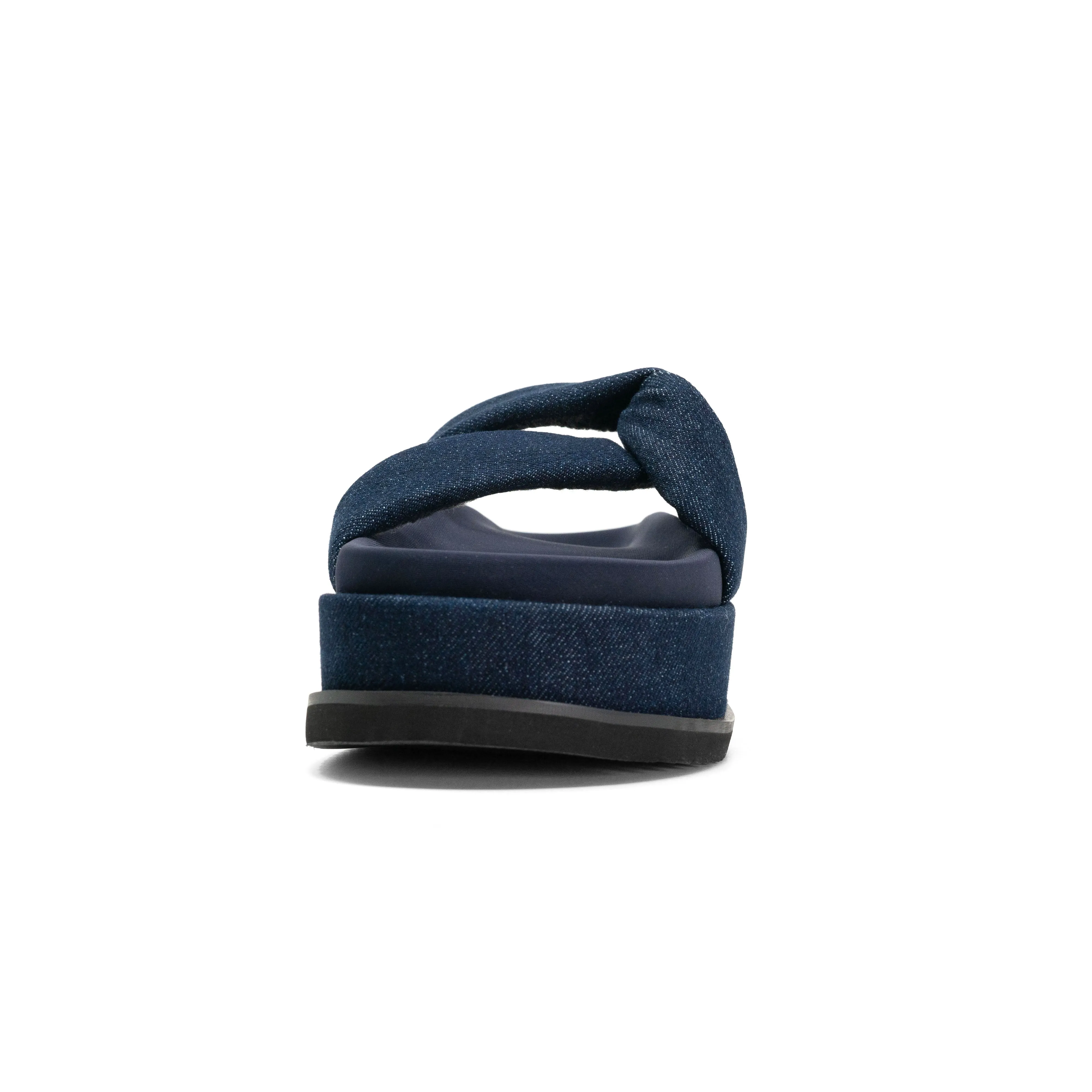 ROAM SIDE SLIP STACK PLATFORM DARK DENIM