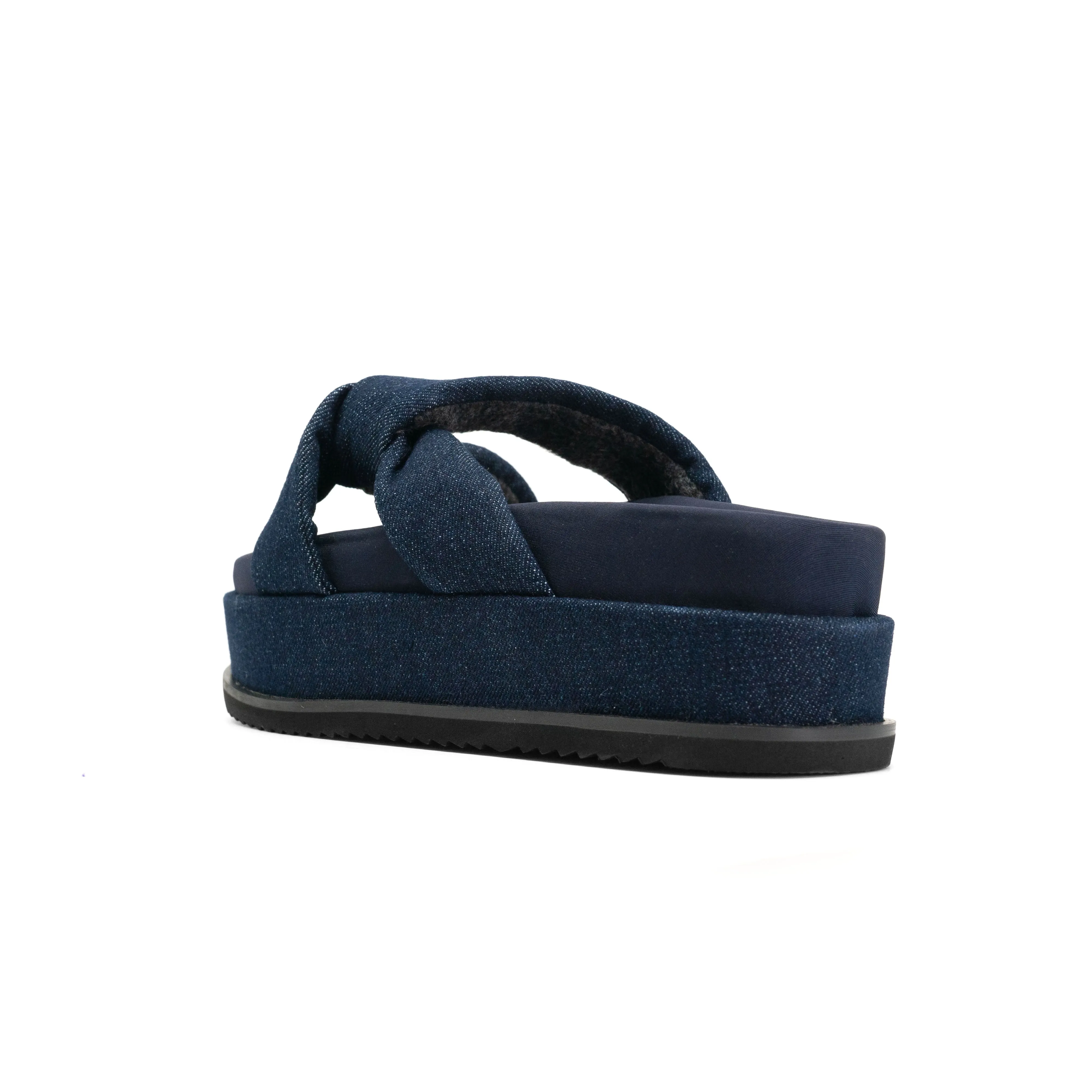 ROAM SIDE SLIP STACK PLATFORM DARK DENIM