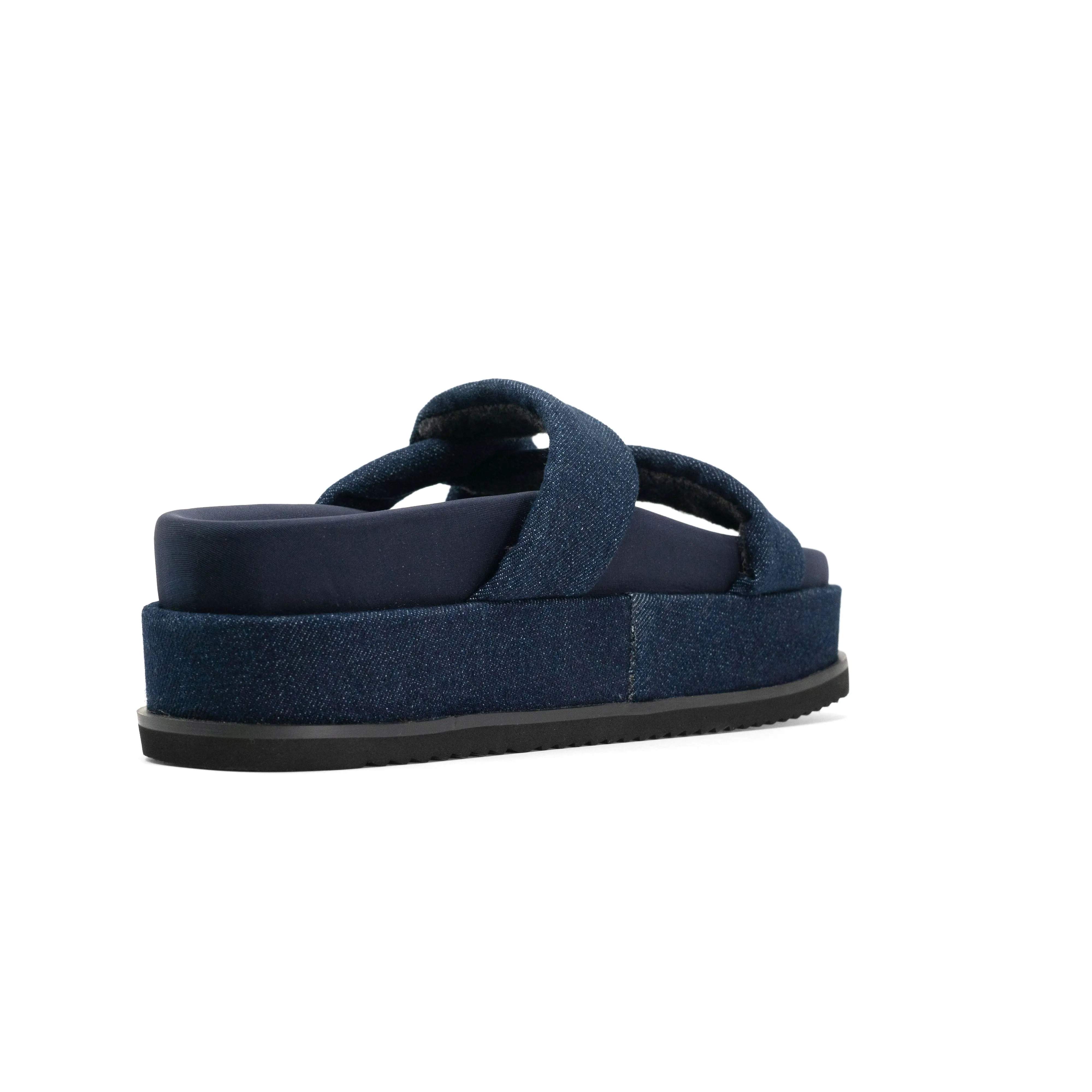 ROAM SIDE SLIP STACK PLATFORM DARK DENIM