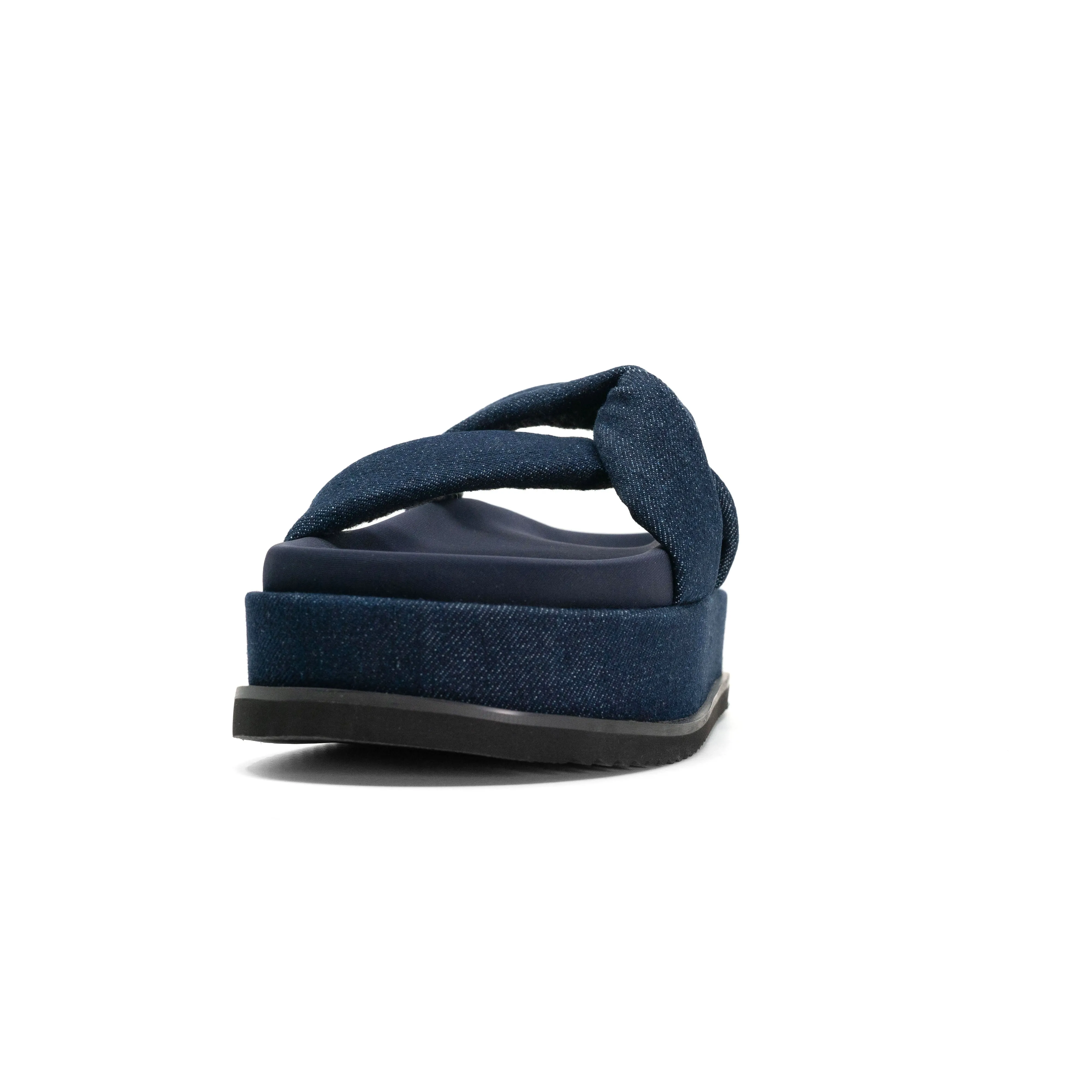 ROAM SIDE SLIP STACK PLATFORM DARK DENIM