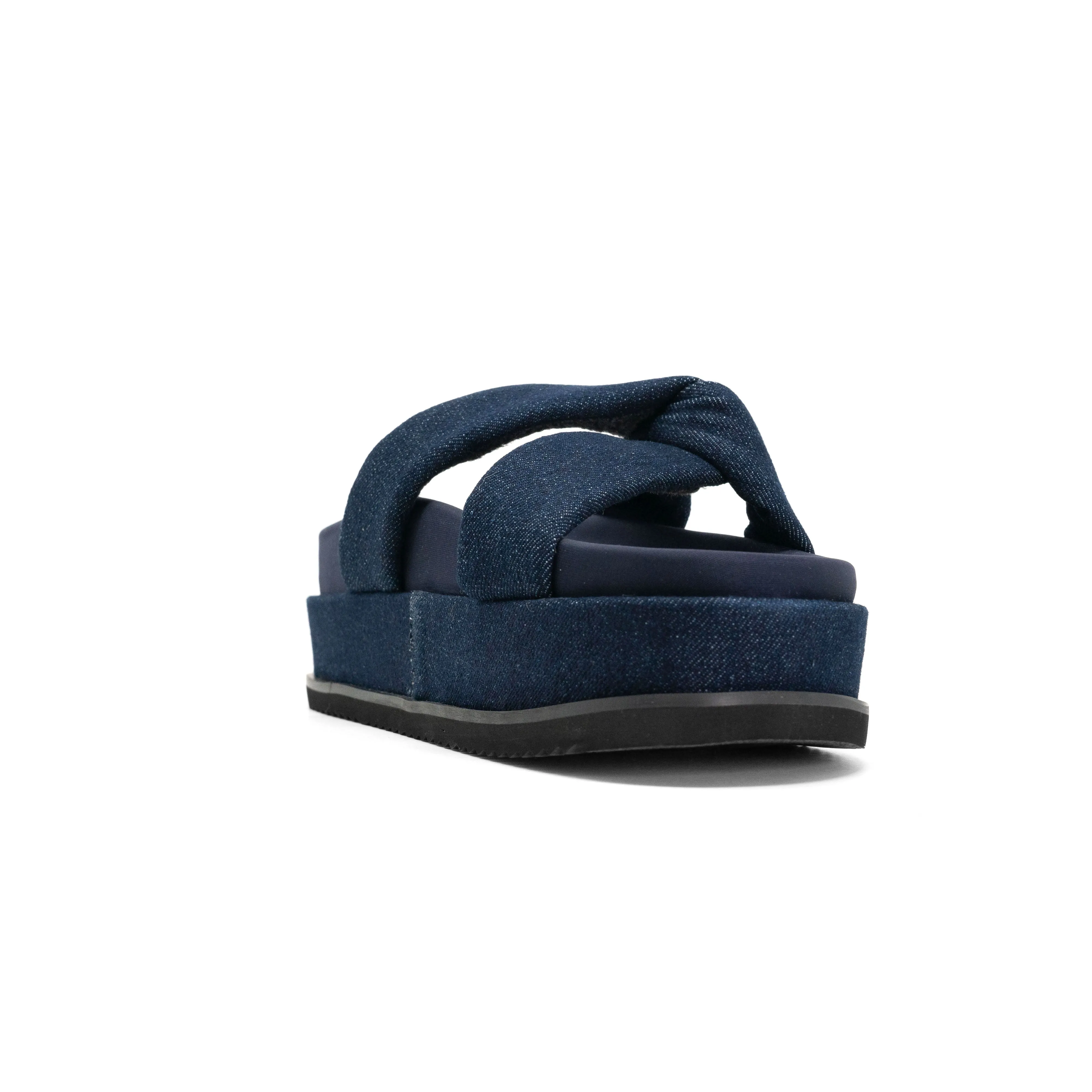 ROAM SIDE SLIP STACK PLATFORM DARK DENIM