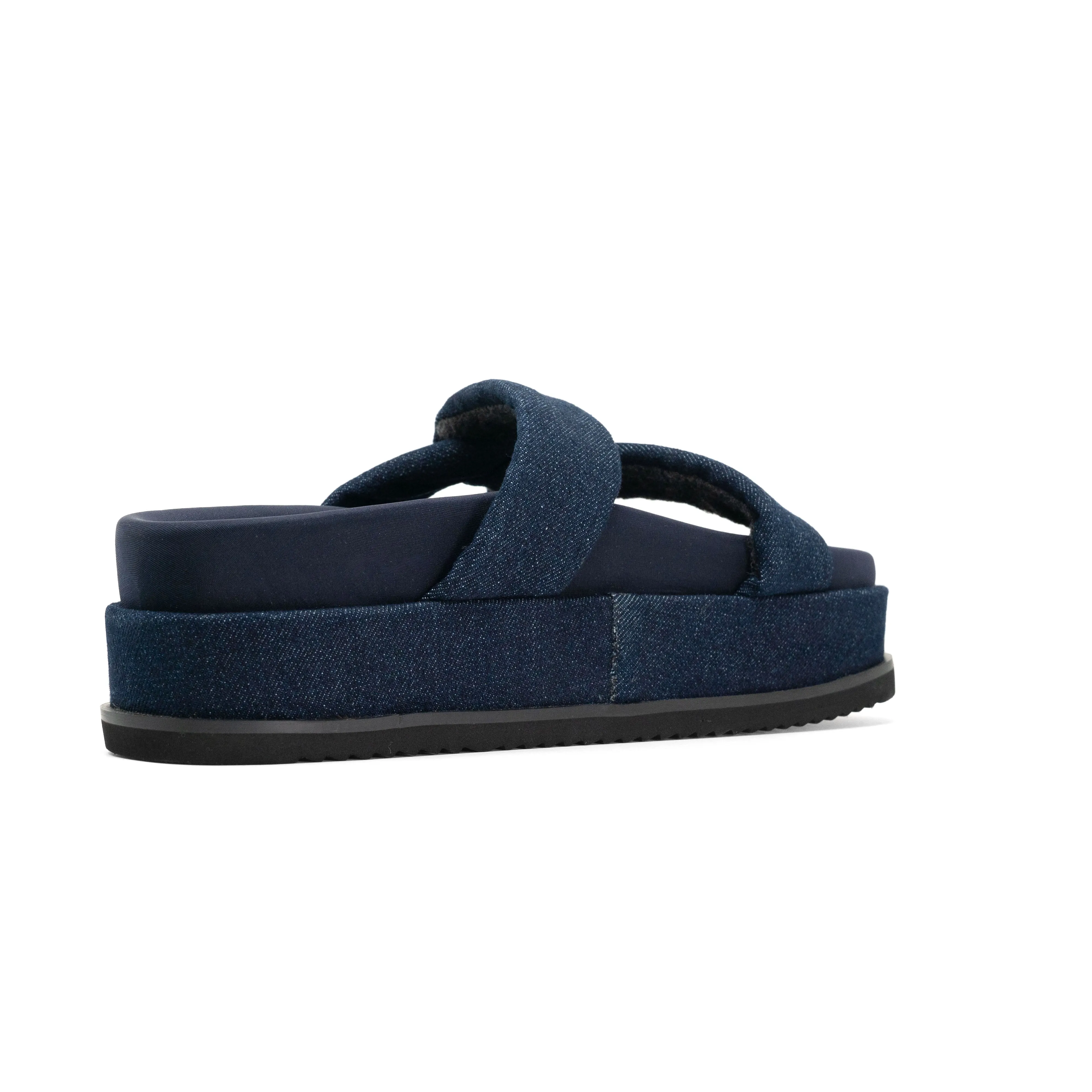 ROAM SIDE SLIP STACK PLATFORM DARK DENIM