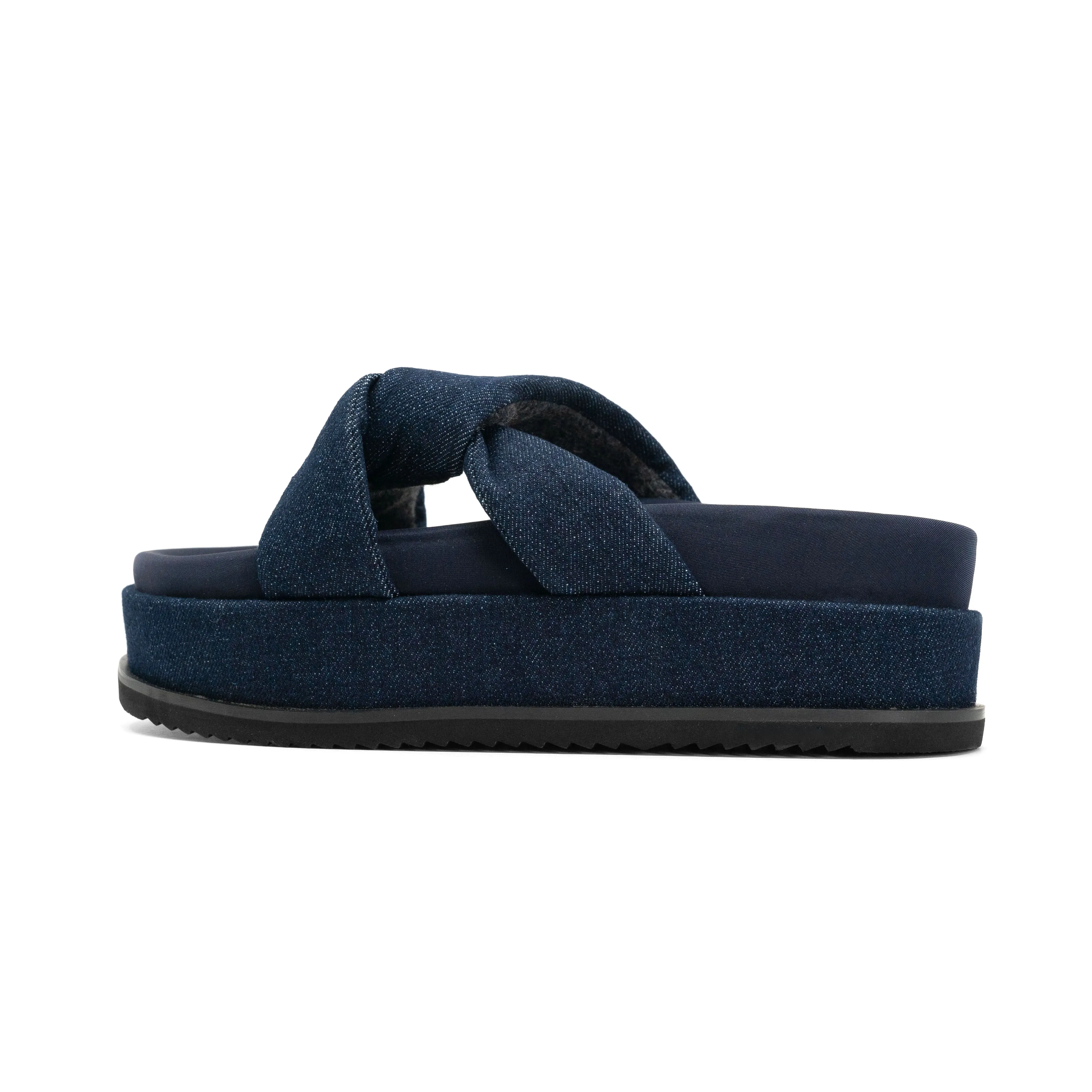 ROAM SIDE SLIP STACK PLATFORM DARK DENIM
