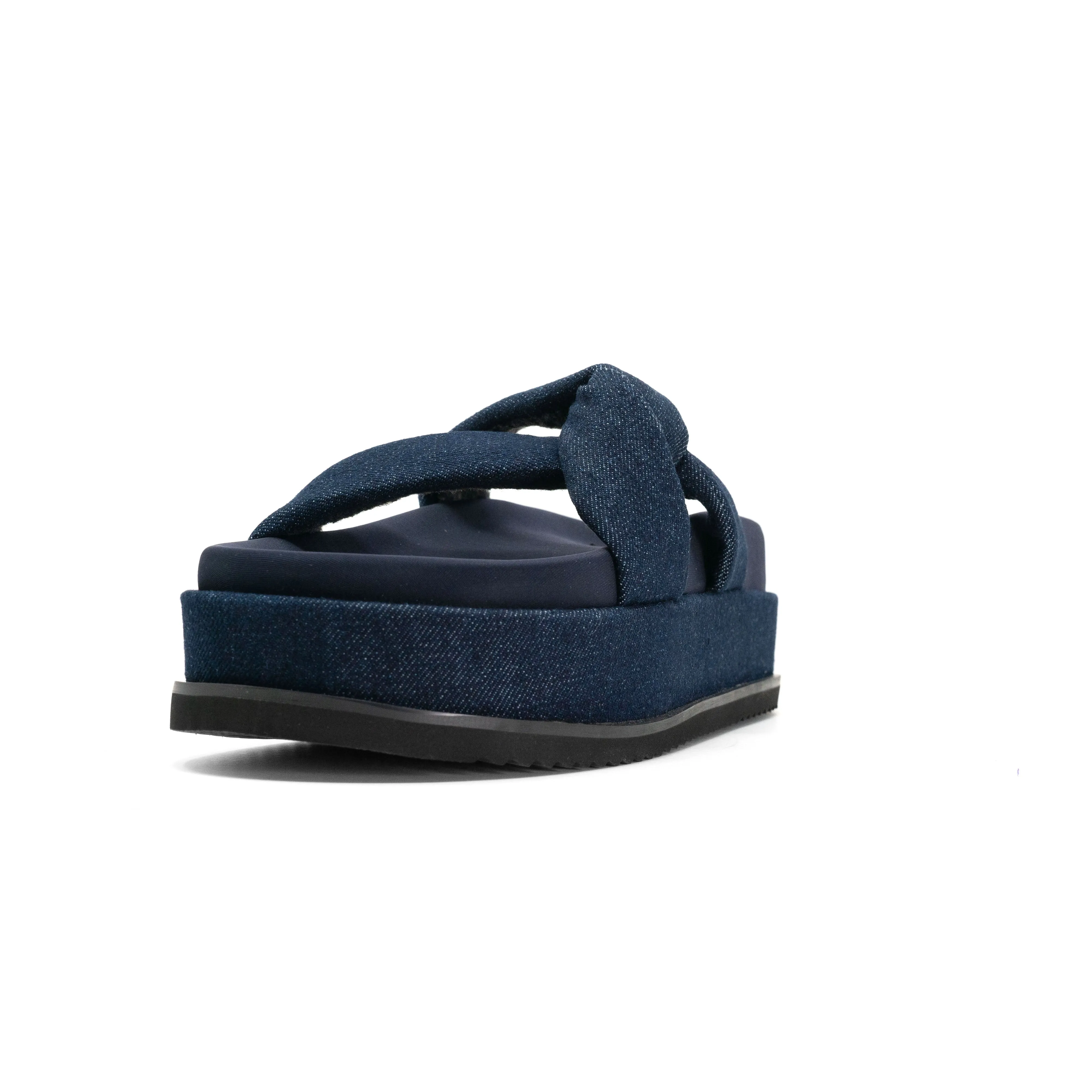 ROAM SIDE SLIP STACK PLATFORM DARK DENIM
