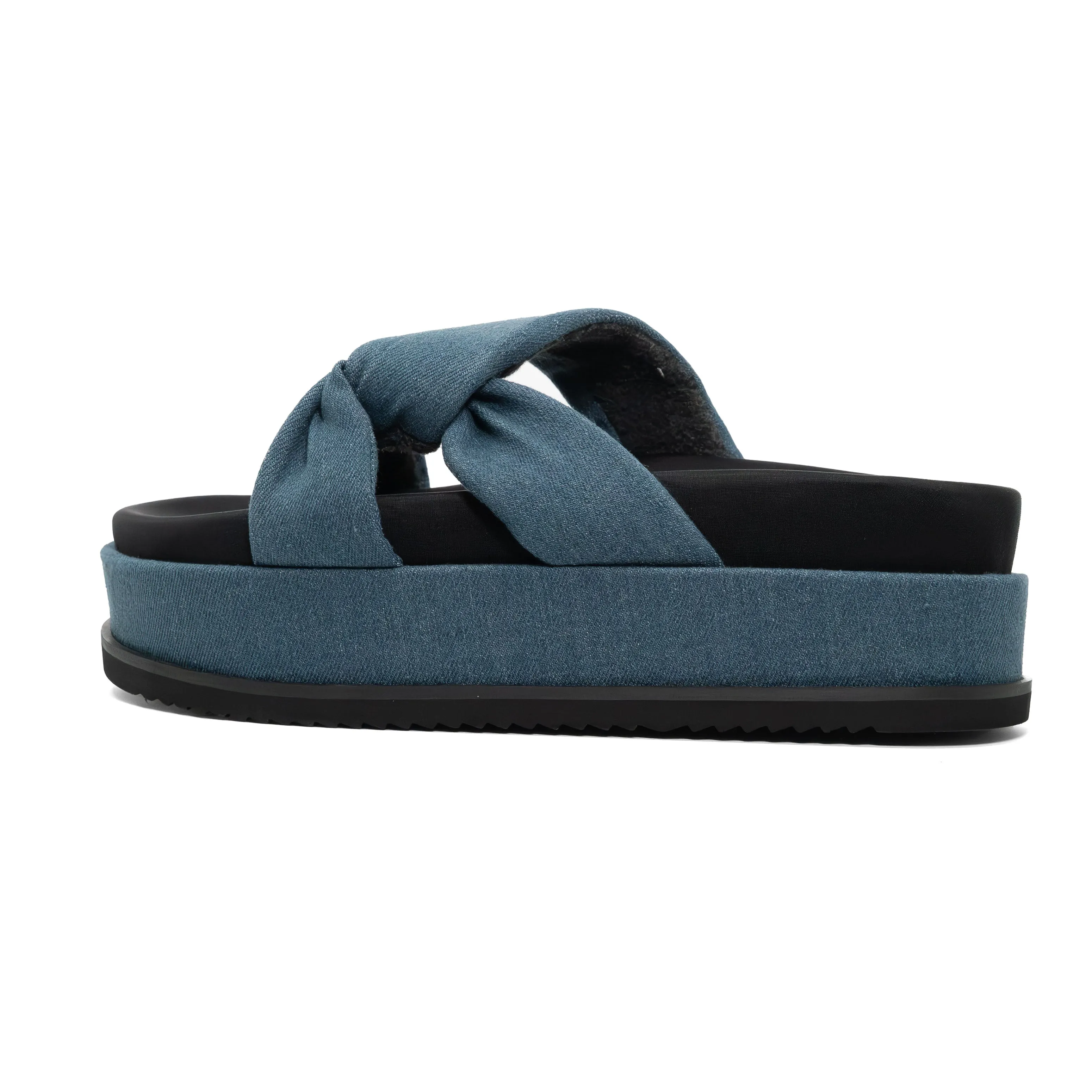 ROAM SIDE SLIP STACK PLATFORM DENIM