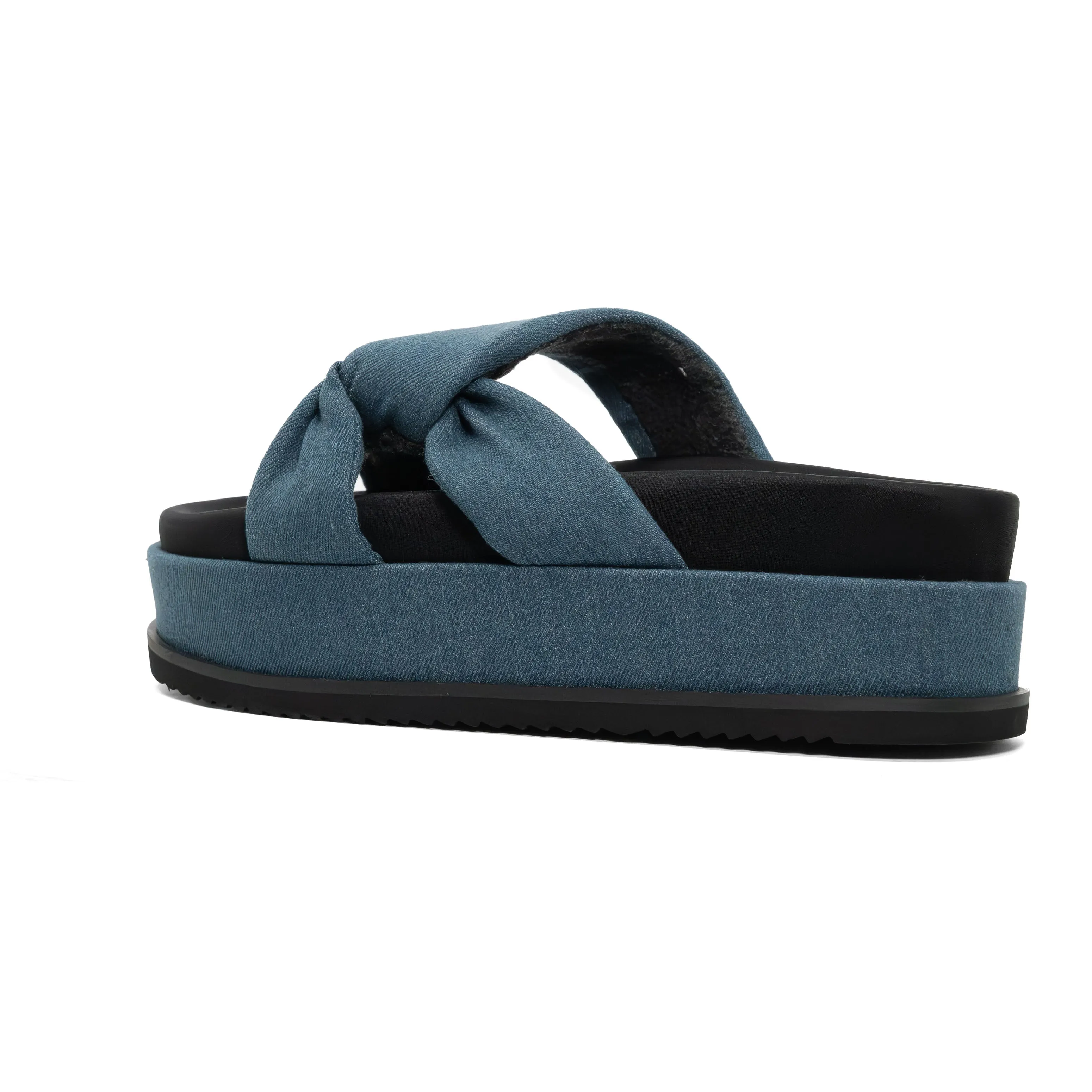 ROAM SIDE SLIP STACK PLATFORM DENIM