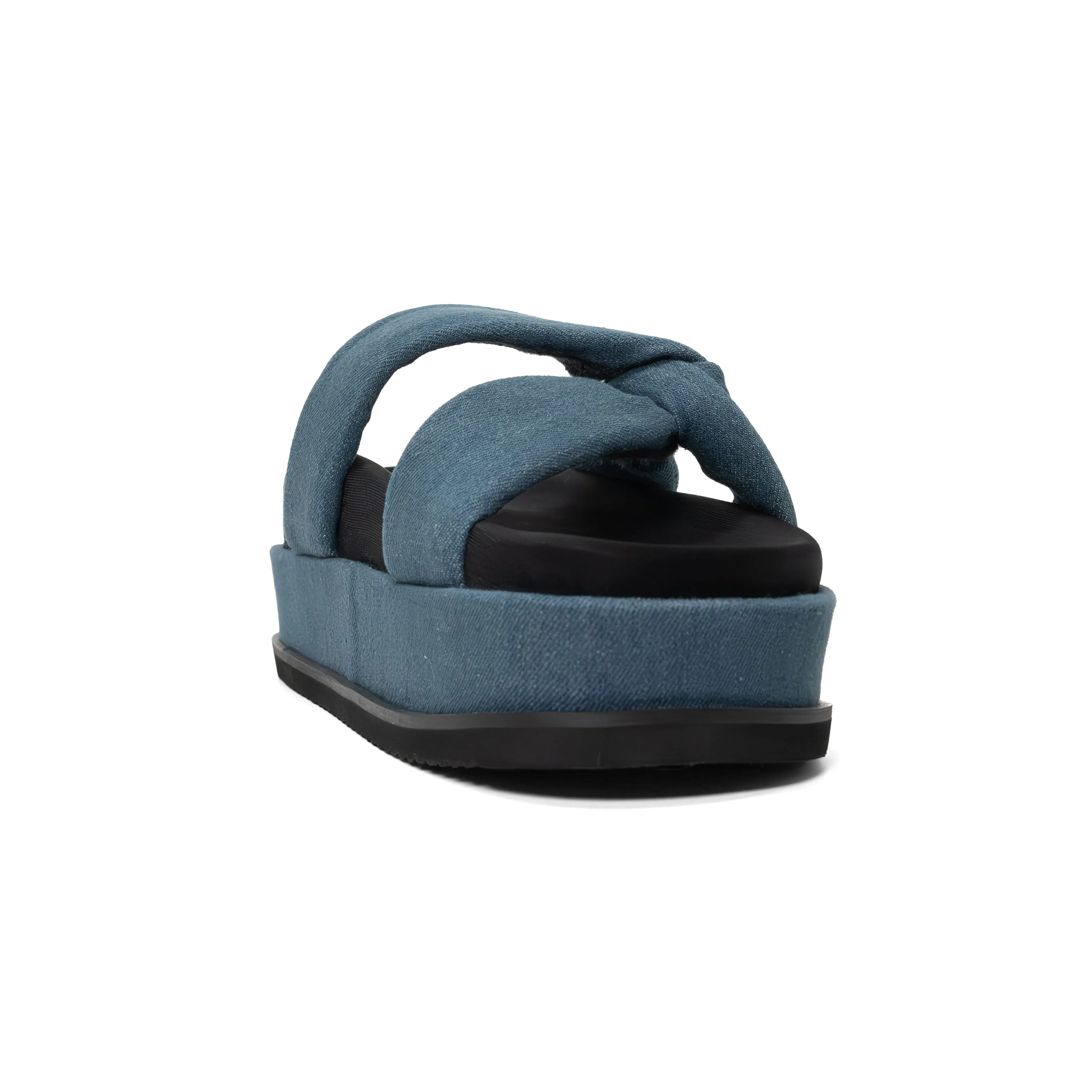 ROAM SIDE SLIP STACK PLATFORM DENIM