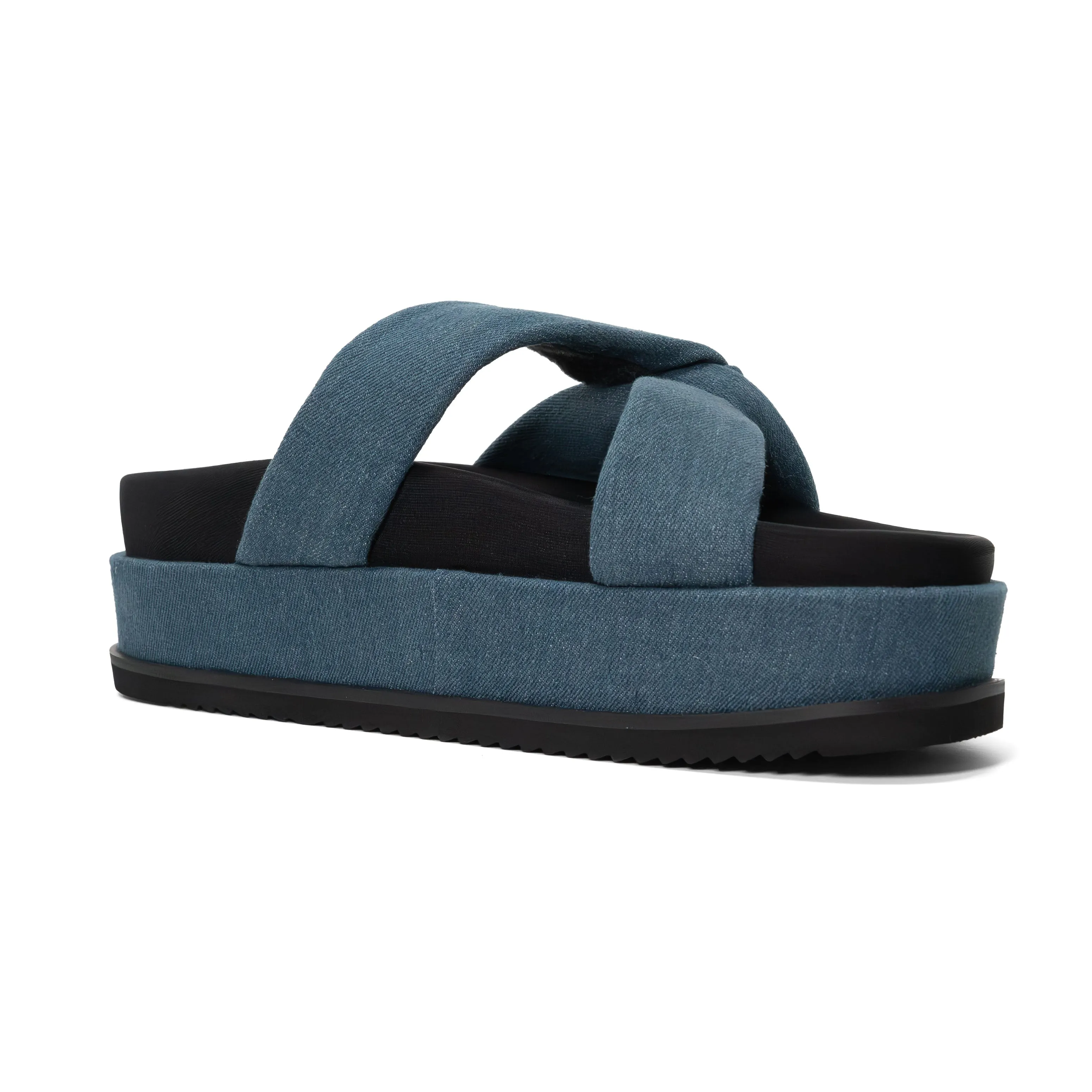 ROAM SIDE SLIP STACK PLATFORM DENIM