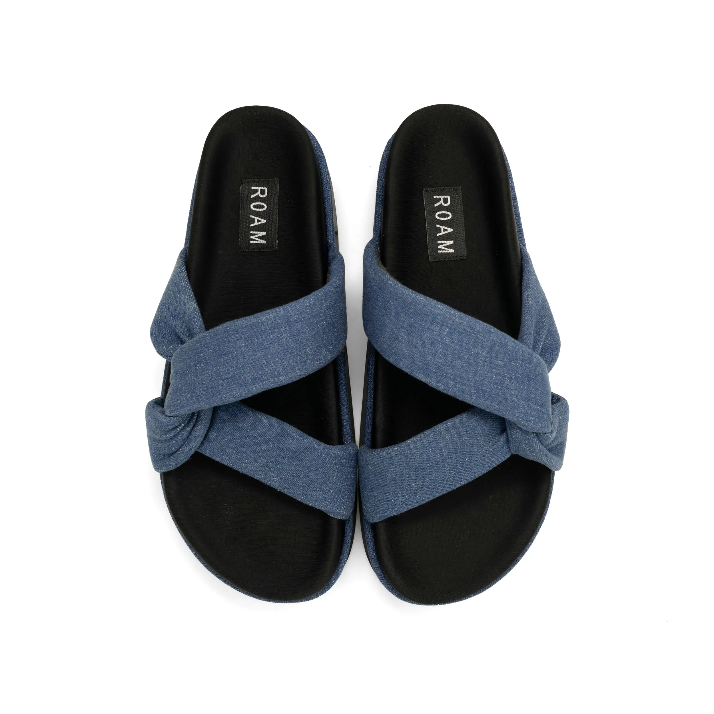 ROAM SIDE SLIP STACK PLATFORM DENIM