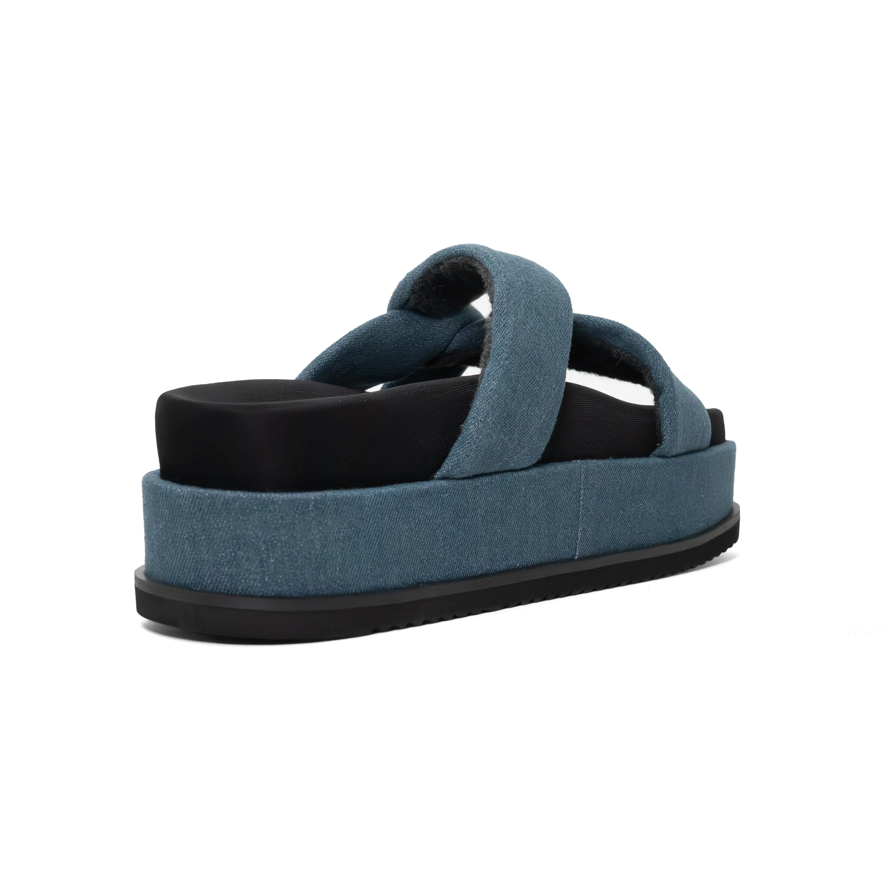 ROAM SIDE SLIP STACK PLATFORM DENIM