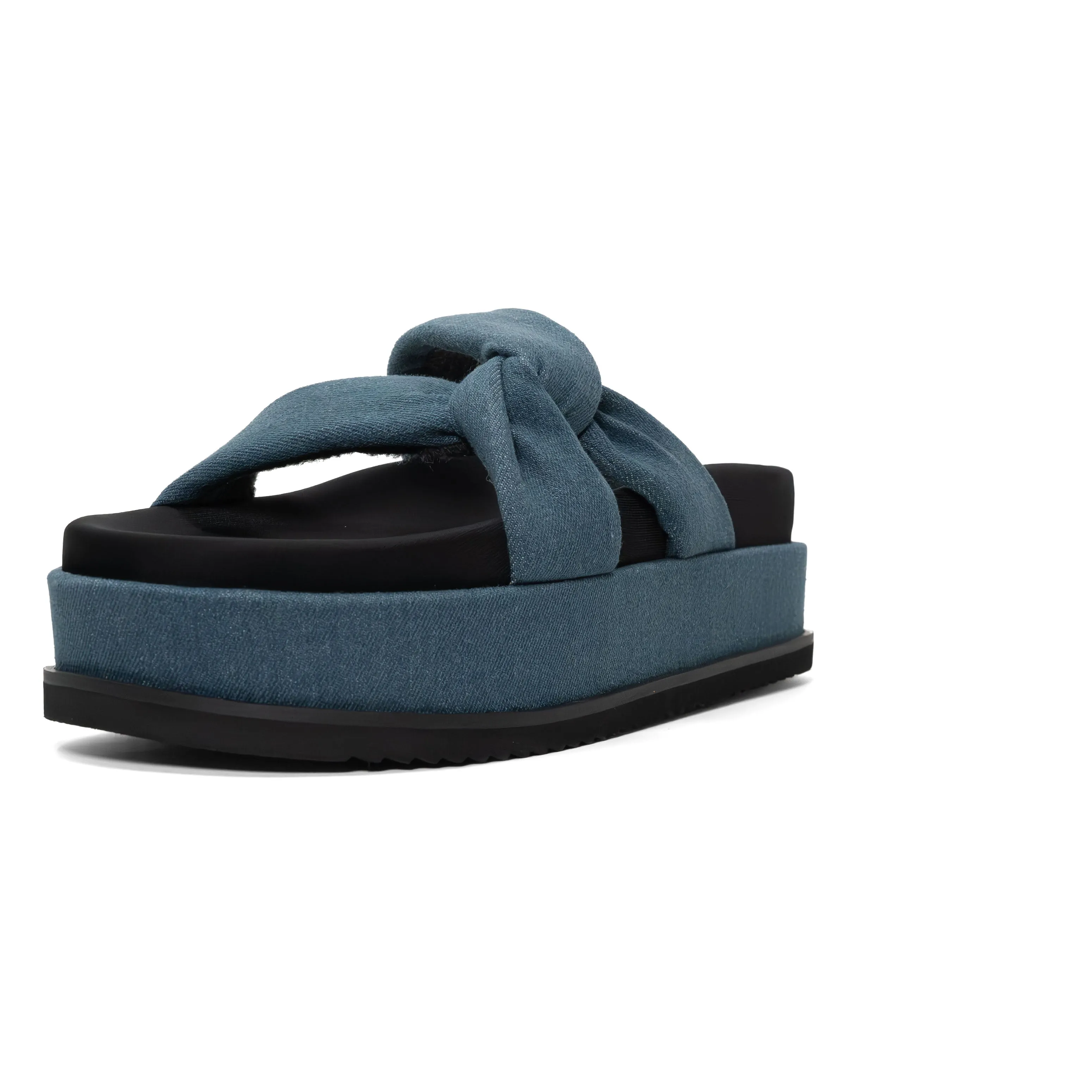 ROAM SIDE SLIP STACK PLATFORM DENIM
