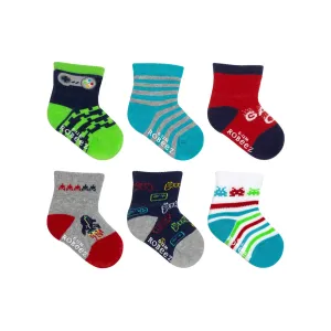 Robeez 6 PK Infant Socks - Game On!