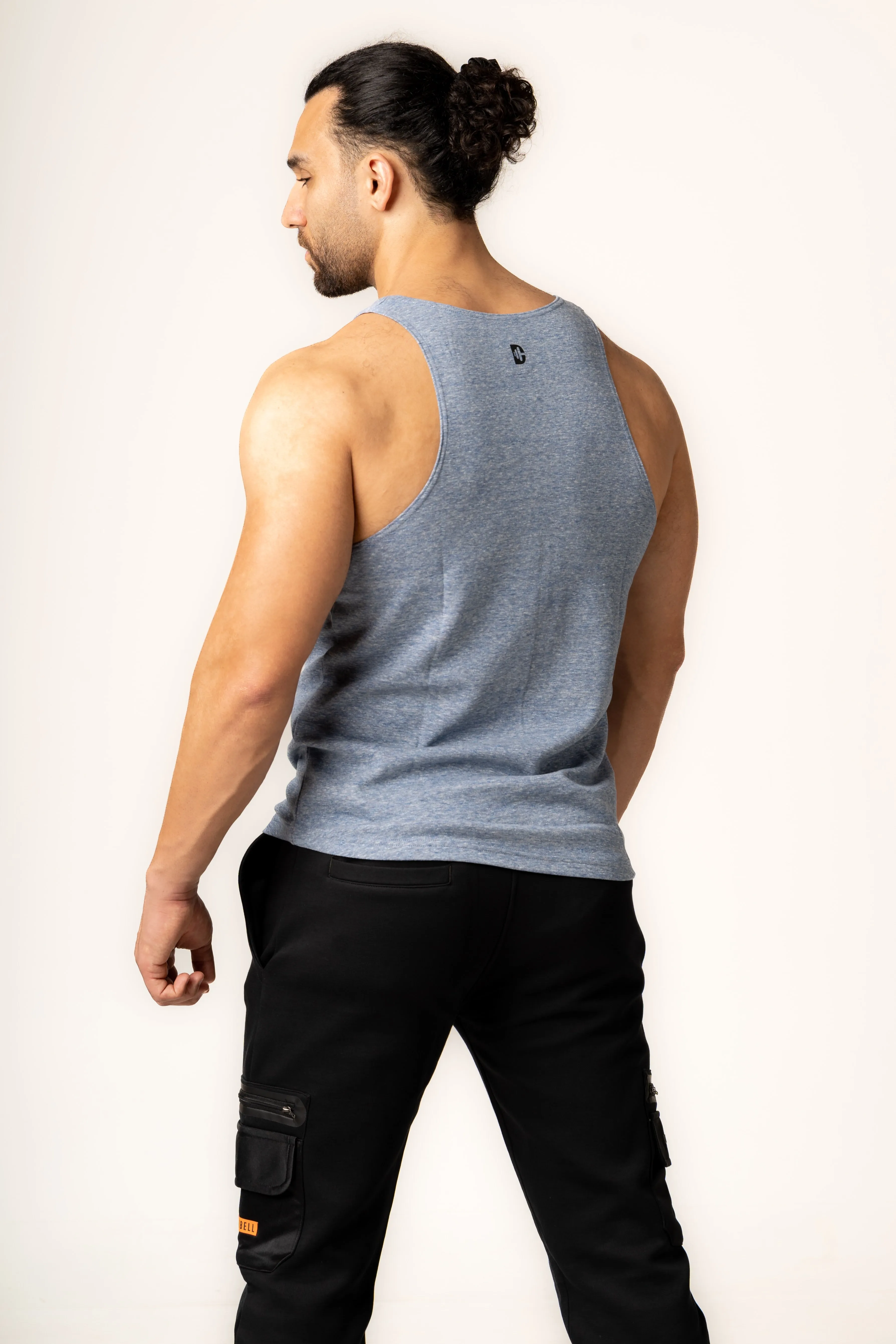 Robust Cotton Gym Tanks - Blue