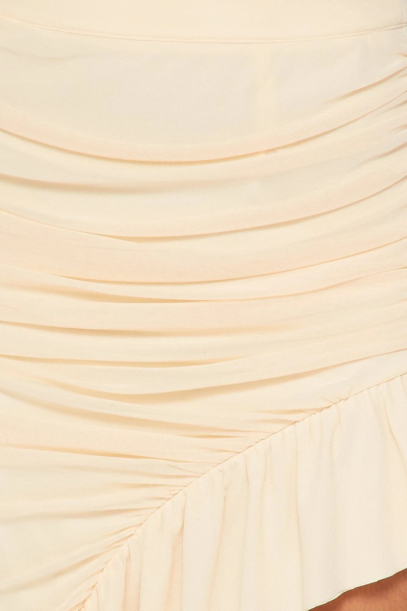 Ruched Maxi Skirts