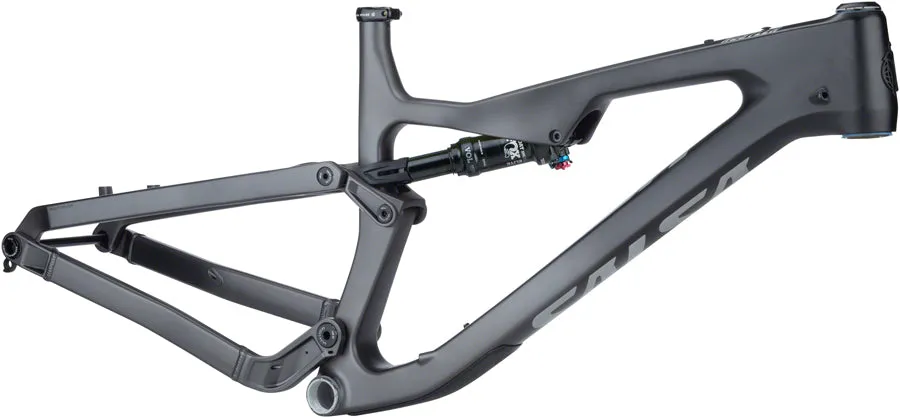 Rustler Carbon Frame w/ FOX - Black/Gray Fade