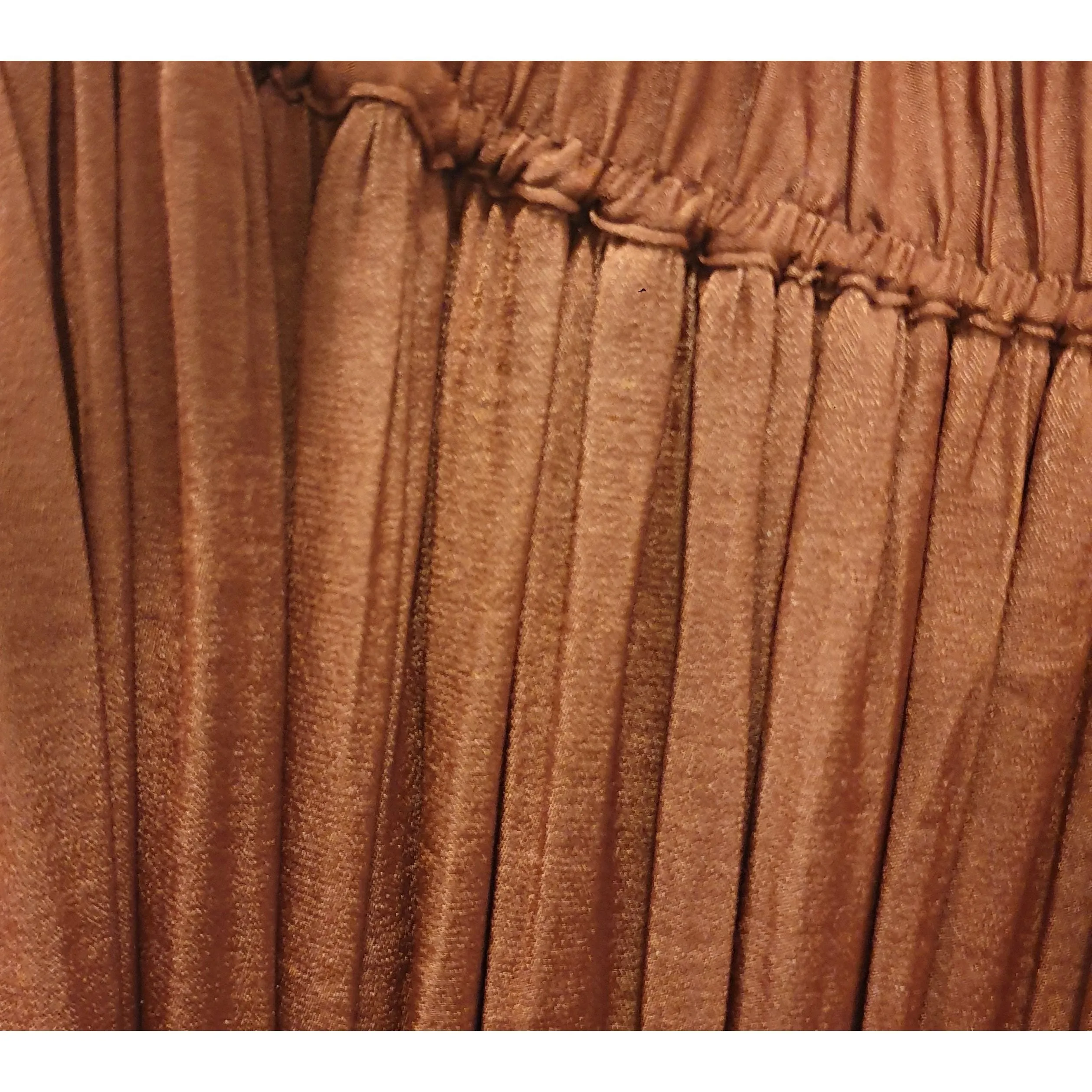 Saba deep red silky feel maxi skirt with long side splits size 14