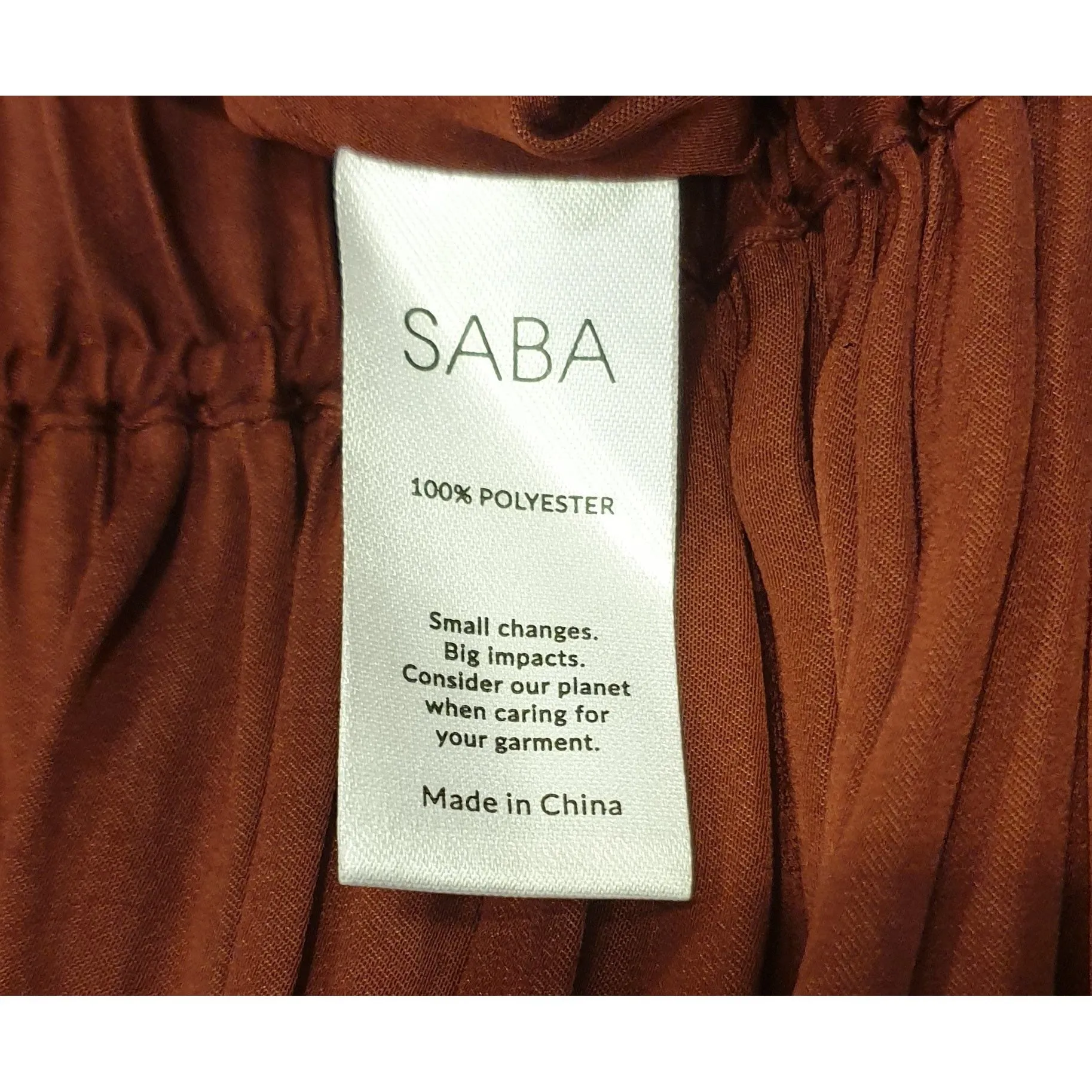 Saba deep red silky feel maxi skirt with long side splits size 14