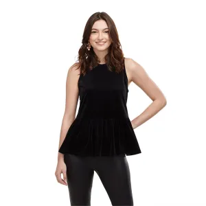 Sable Peplum Tank