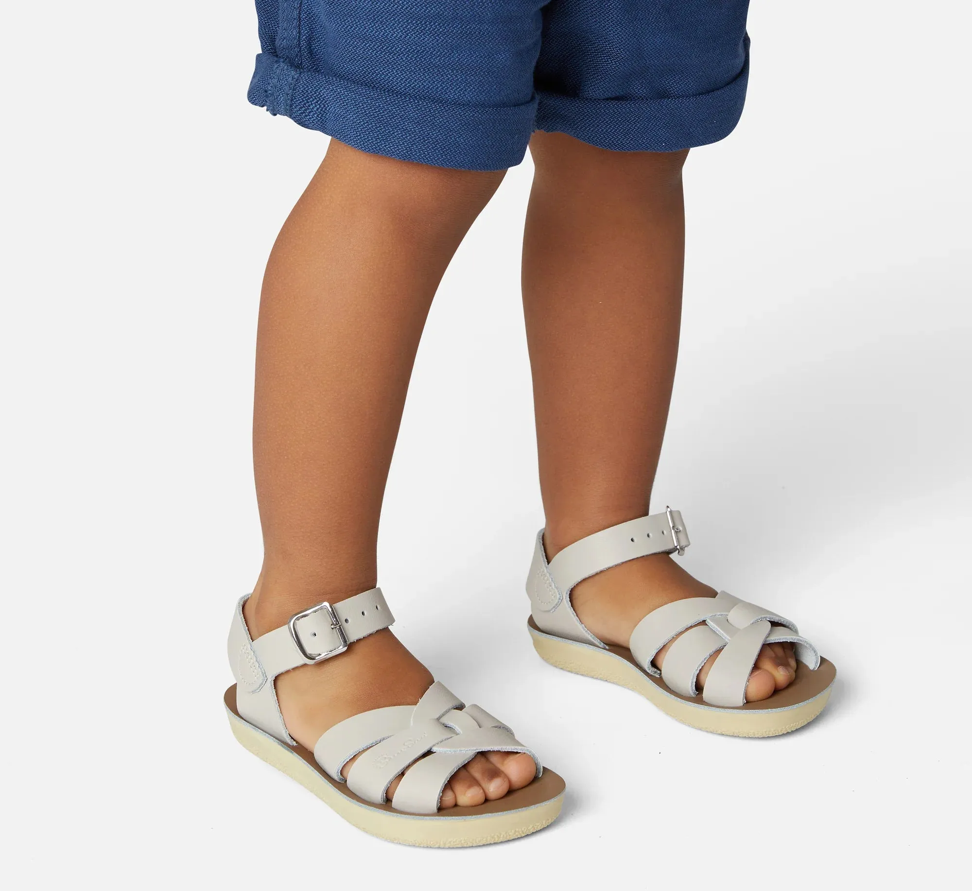 Salt-Water Sun-San Swimmer Stone Sandals