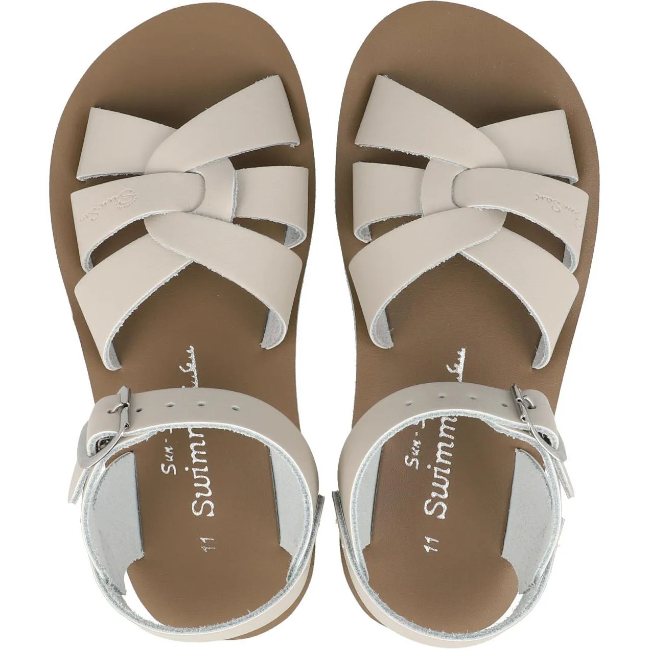 Salt-Water Sun-San Swimmer Stone Sandals