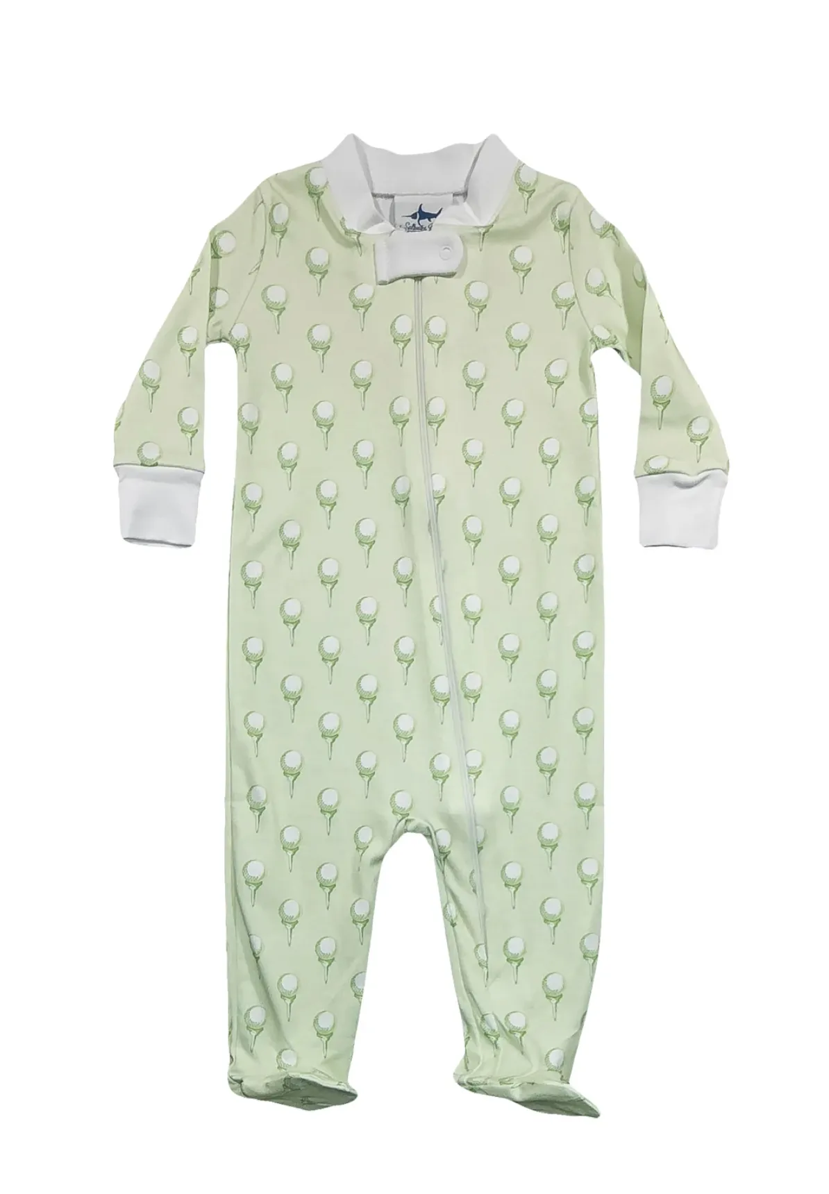 Saltwater Boys Company: Mackay Pima Romper - Golf