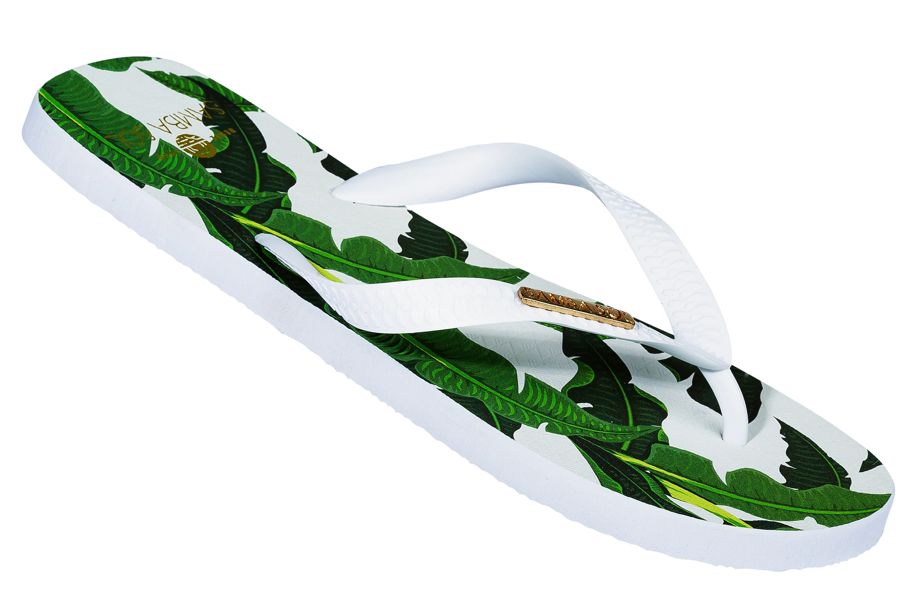 Samba Sol Men's Fashion Collection Flip Flops - Banana Leaf