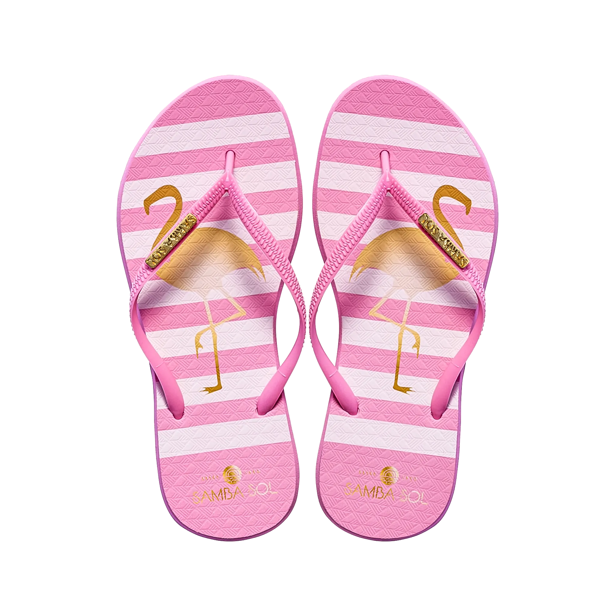 Samba Sol Women's Fashion Collection Flip Flops - Flamingo