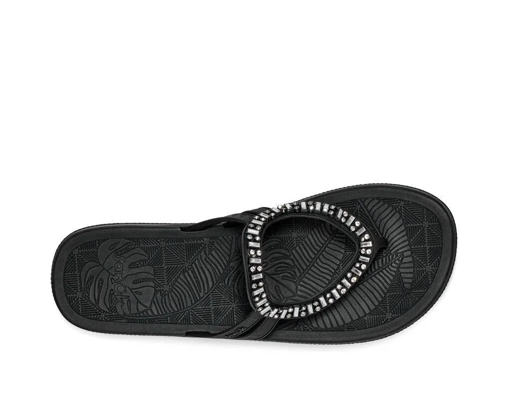 Sanuk Womens Sunshine Gem Black