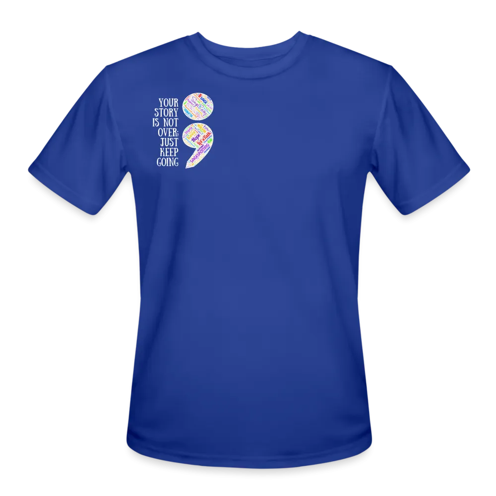 SCF Be A Rainbow / Semicolon Athletic Performance T-Shirt