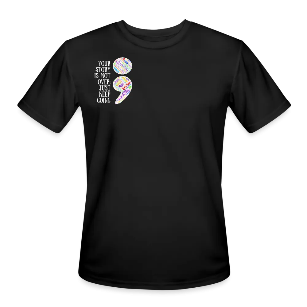 SCF Be A Rainbow / Semicolon Athletic Performance T-Shirt