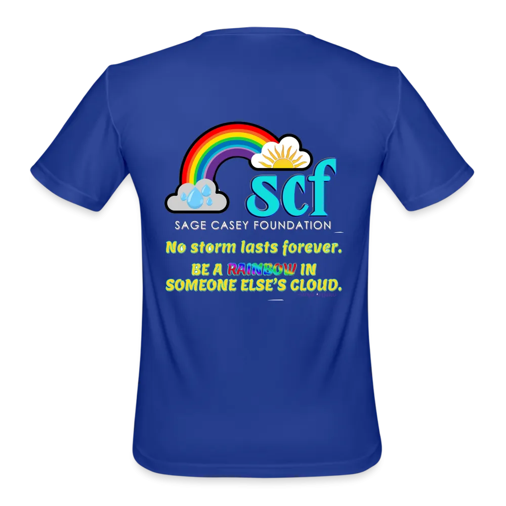 SCF Be A Rainbow / Semicolon Athletic Performance T-Shirt