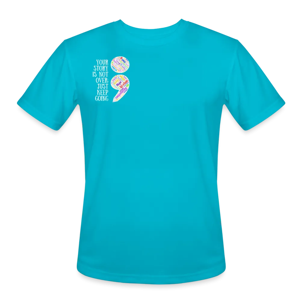 SCF Be A Rainbow / Semicolon Athletic Performance T-Shirt