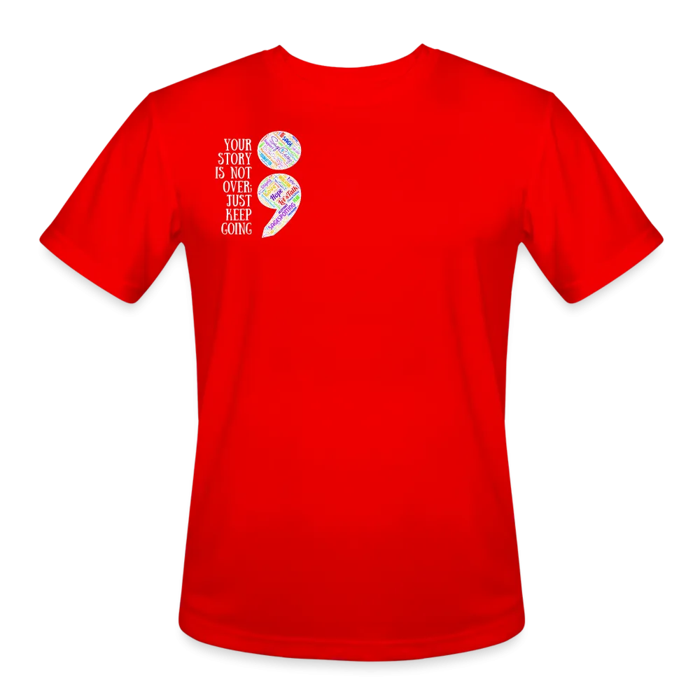 SCF Be A Rainbow / Semicolon Athletic Performance T-Shirt