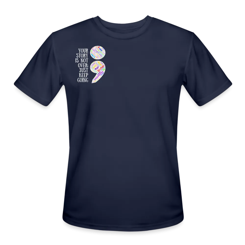 SCF Be A Rainbow / Semicolon Athletic Performance T-Shirt