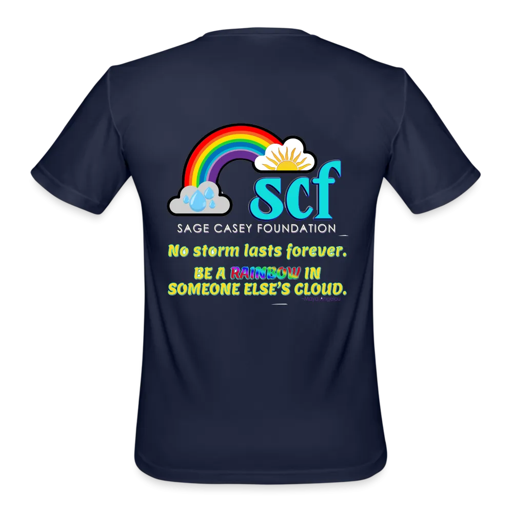 SCF Be A Rainbow / Semicolon Athletic Performance T-Shirt