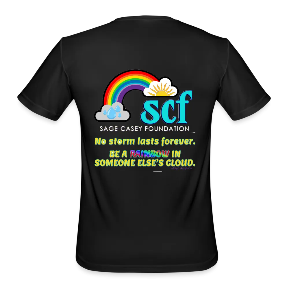 SCF Be A Rainbow / Semicolon Athletic Performance T-Shirt