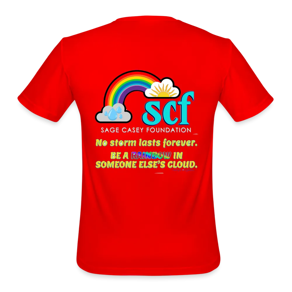 SCF Be A Rainbow / Semicolon Athletic Performance T-Shirt