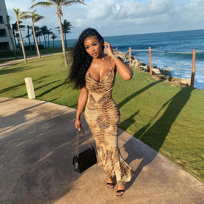 Sexy Summer Backless Sheath Dresses