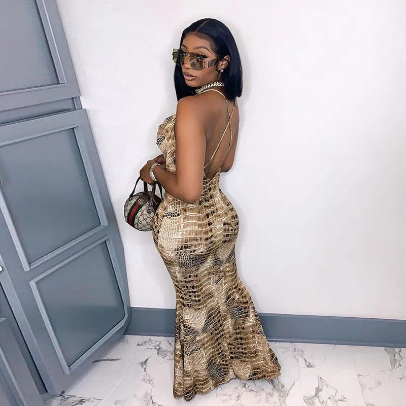 Sexy Summer Backless Sheath Dresses