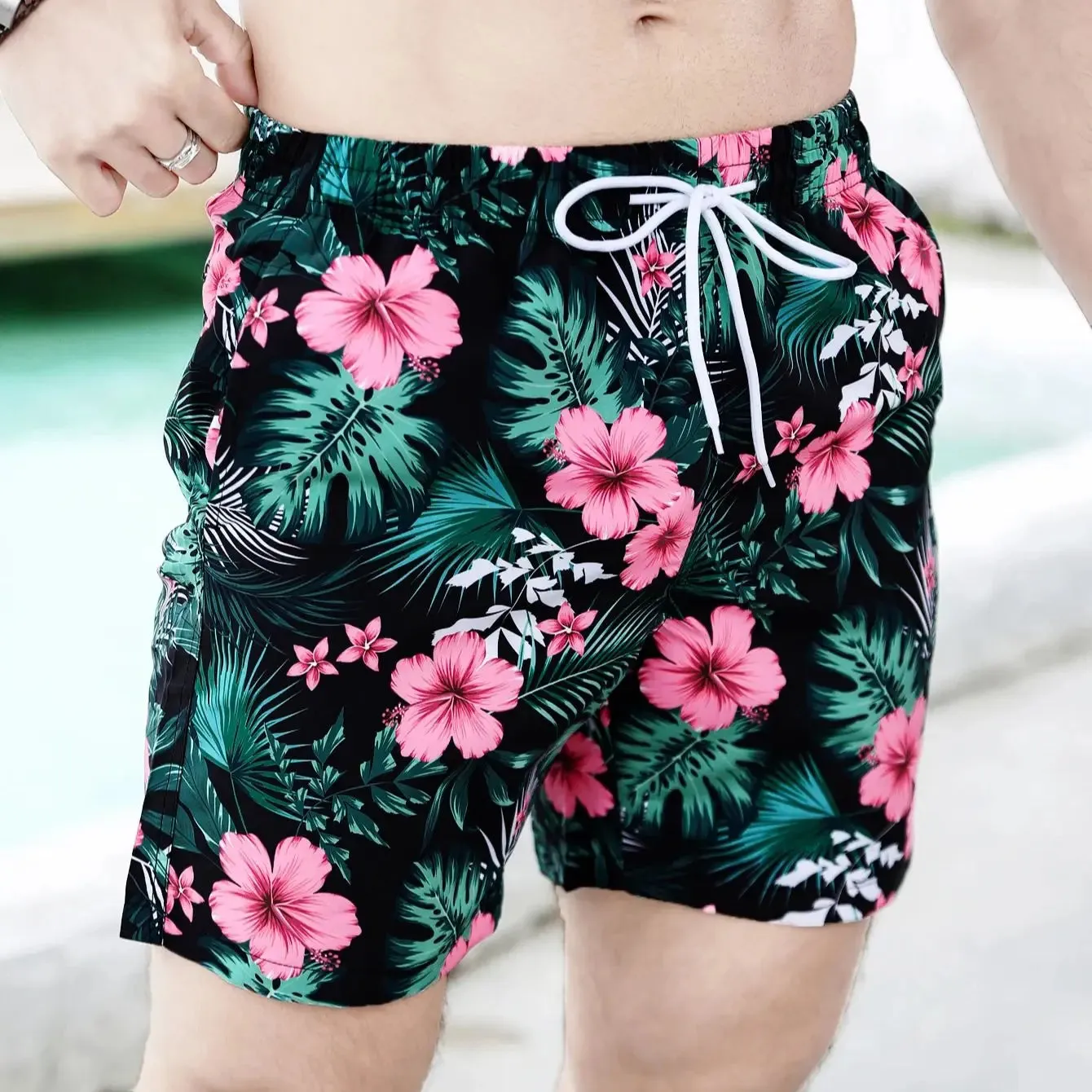 SG FLORAL Men's Beach Shorts
